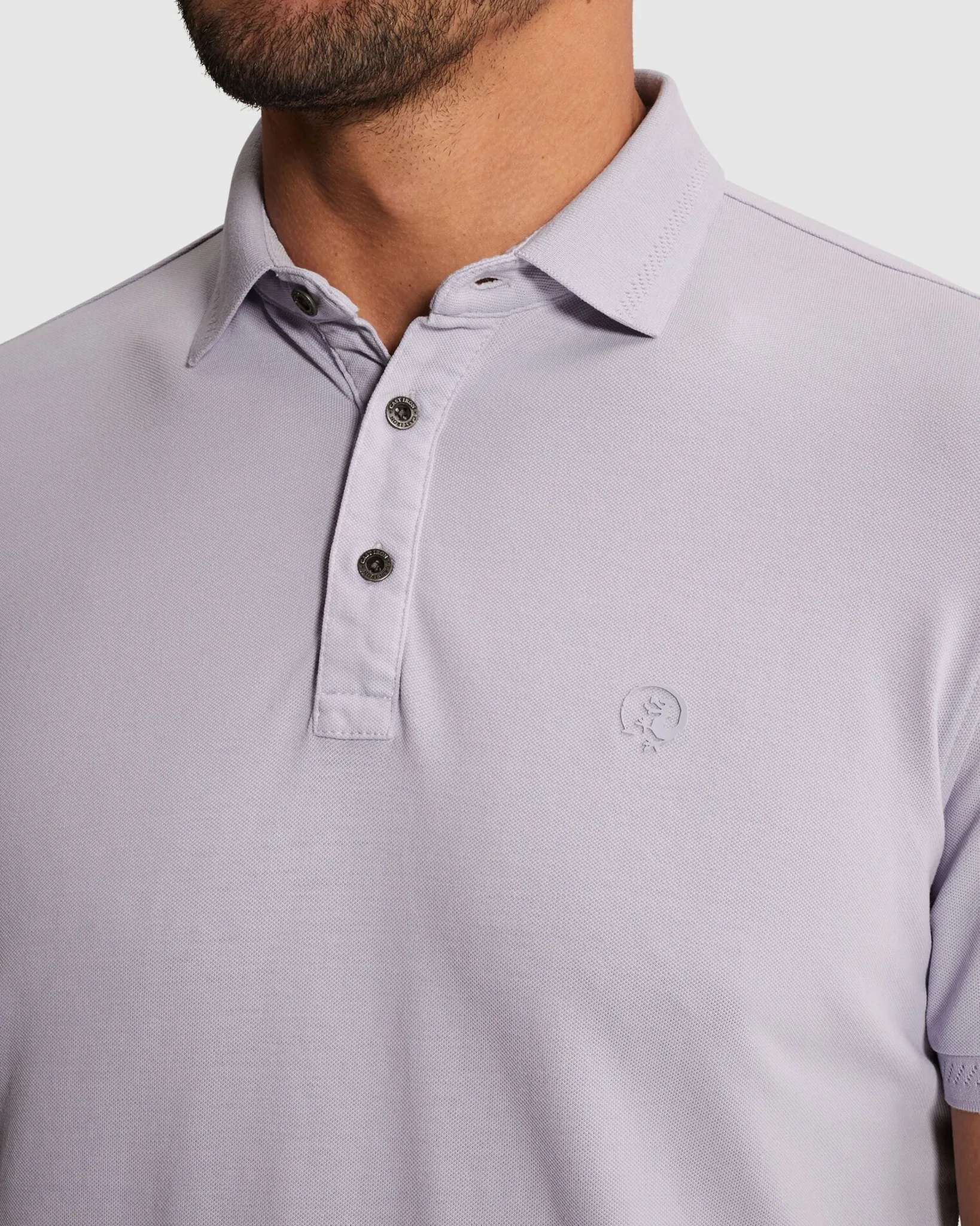 Cast Iron Polo  Licht blauw 107320-001-L