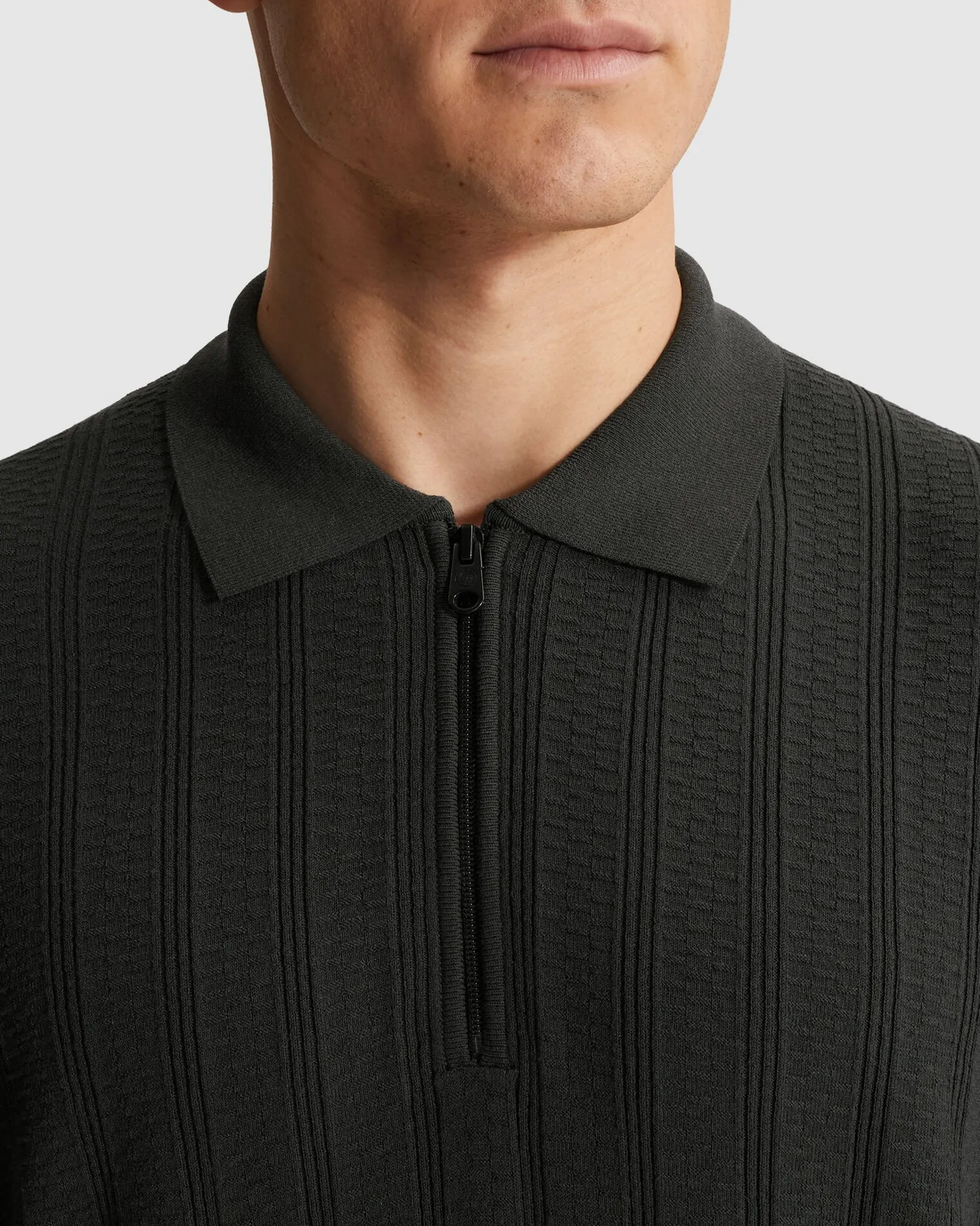 Cast Iron Polo Zwart 107321-001-L