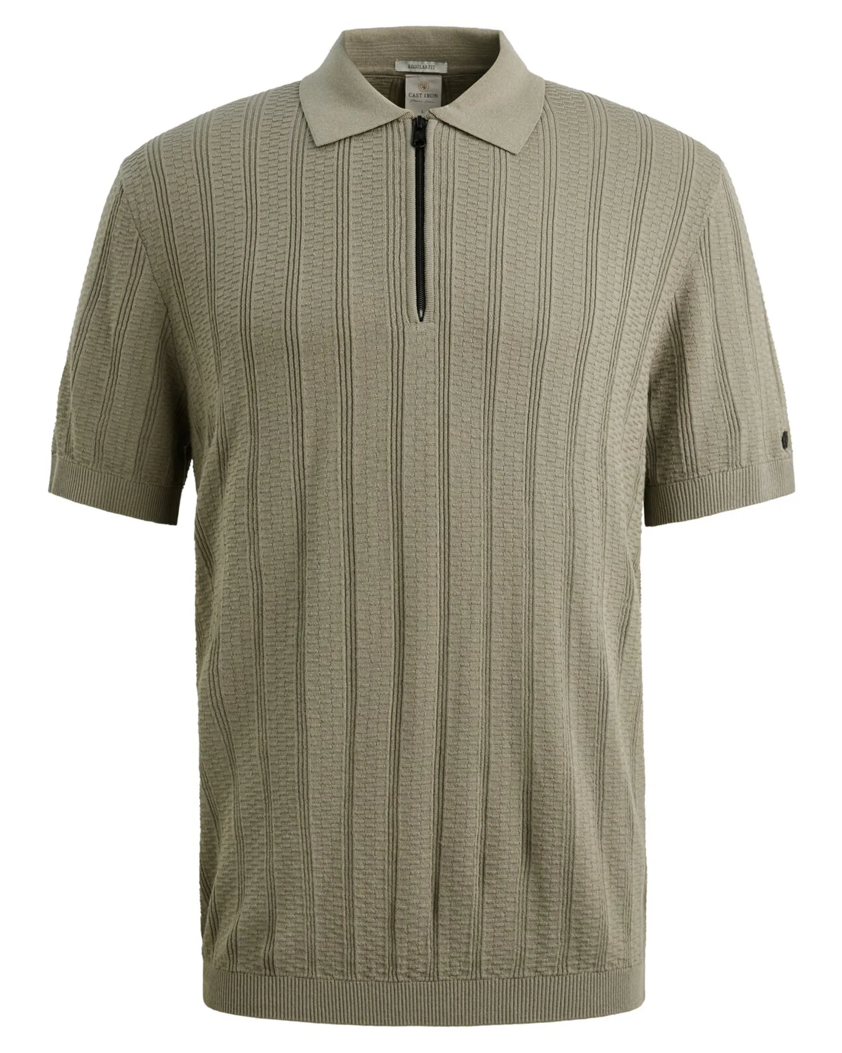 Cast Iron Polo  Groen 107322-001-L