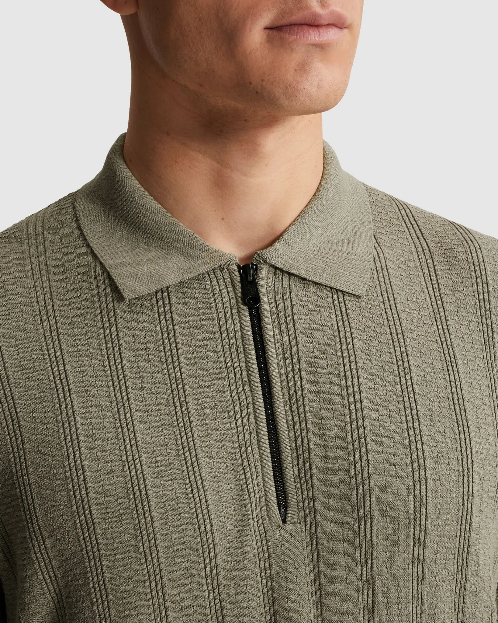 Cast Iron Polo  Groen 107322-001-L