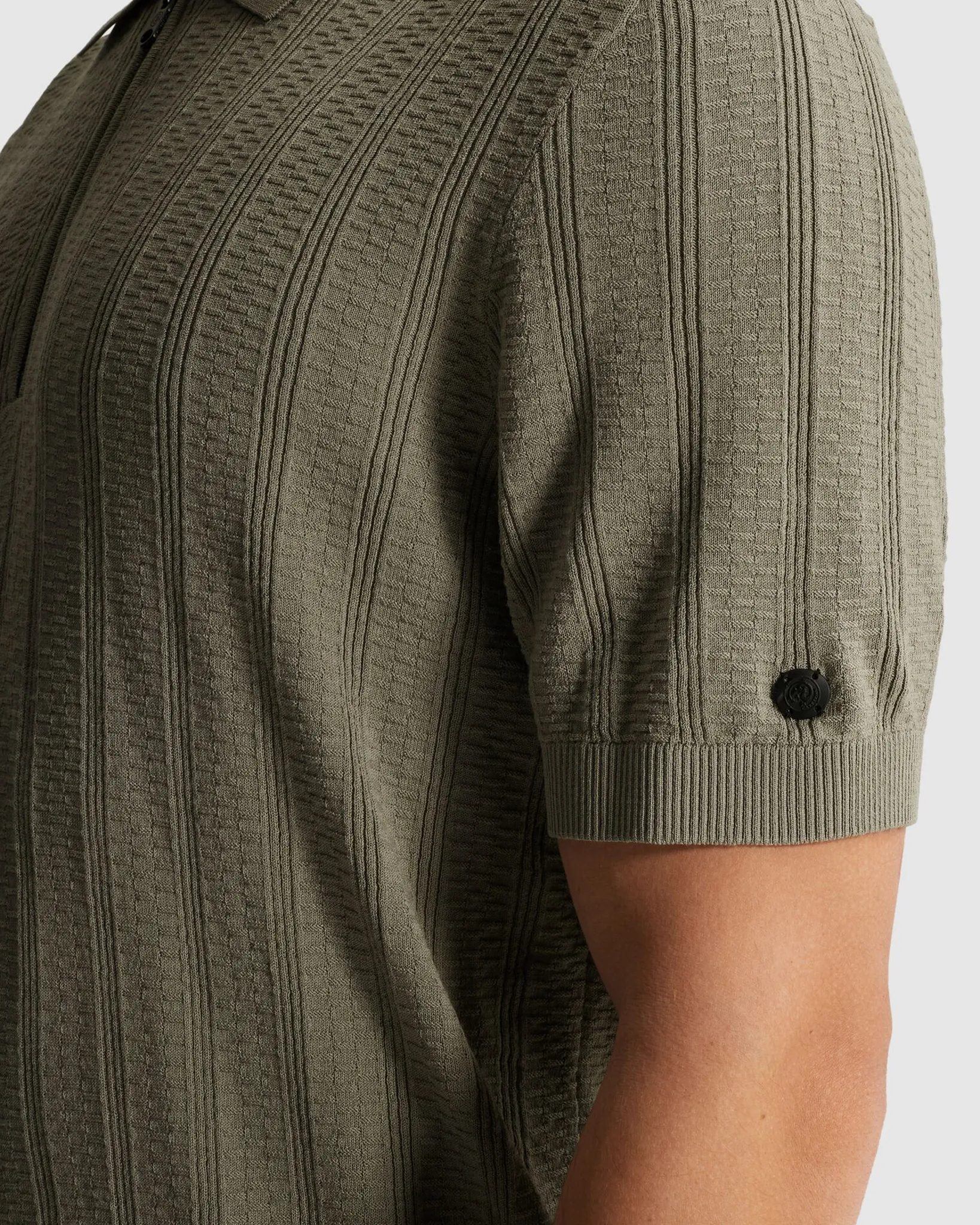 Cast Iron Polo  Groen 107322-001-L