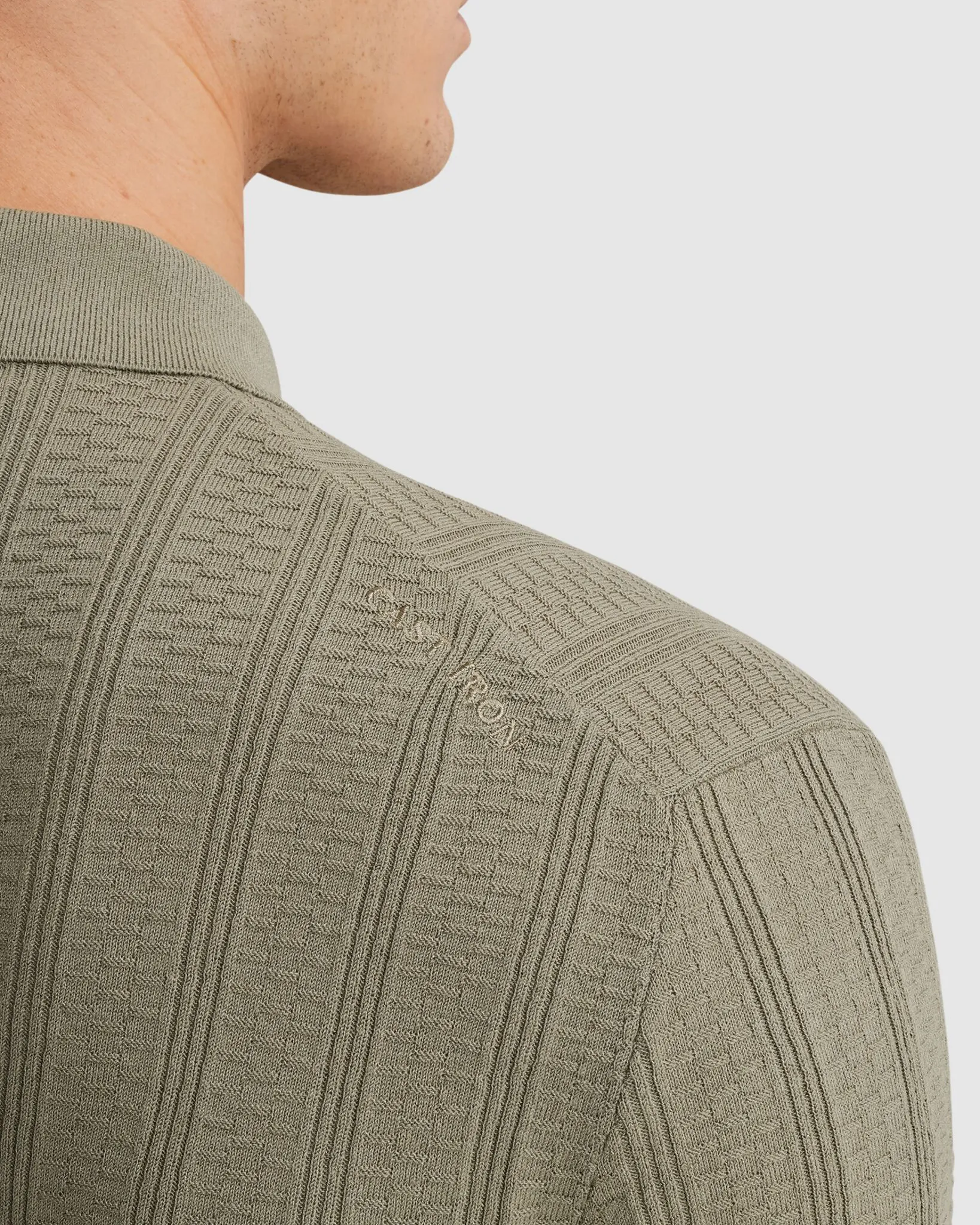 Cast Iron Polo  Groen 107322-001-L