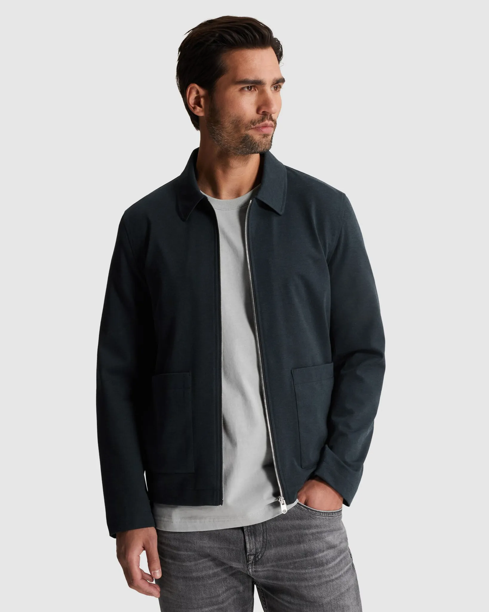 Cast Iron Mix & Match Colbert Blauw 107335-001-L