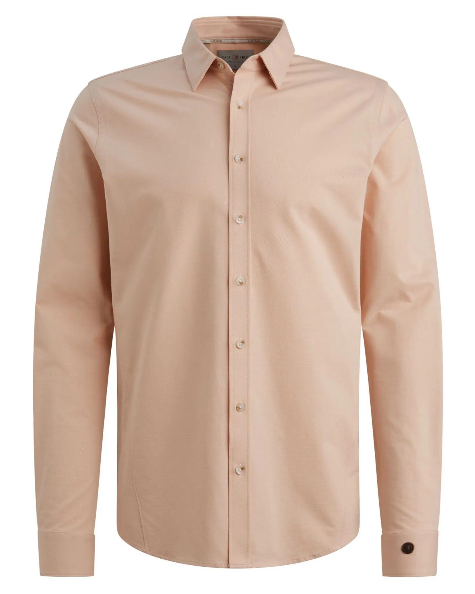 Cast Iron Casual shirt Roze 107338-001-L