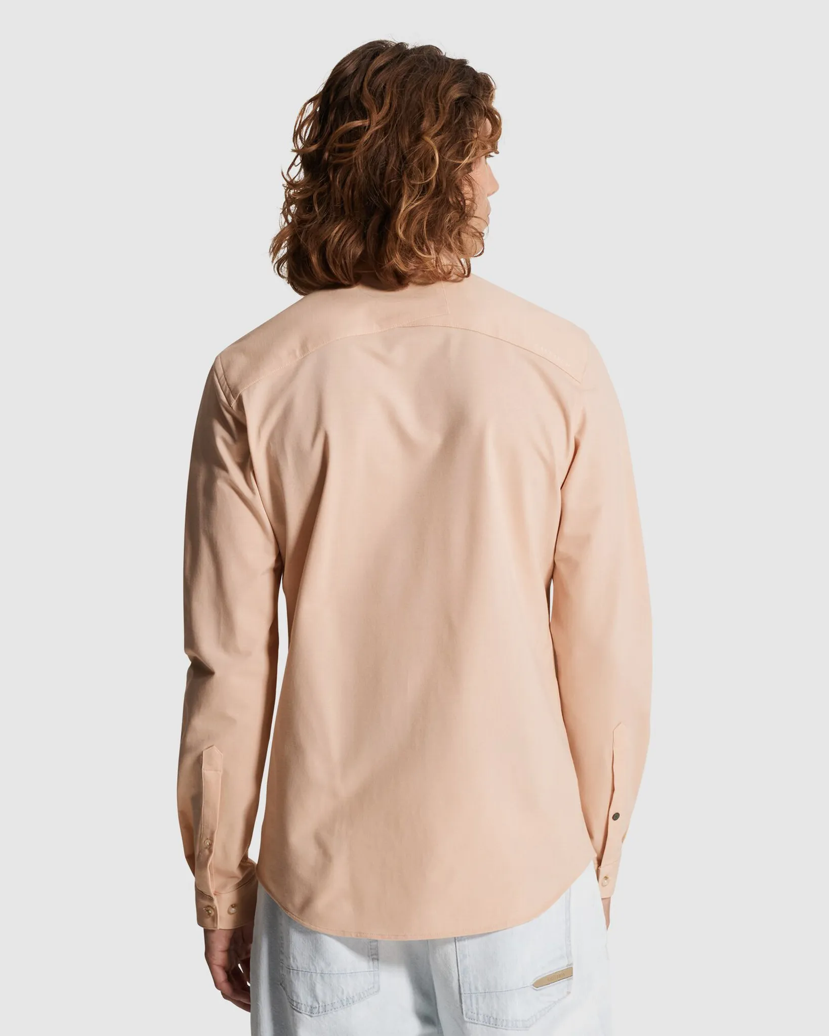 Cast Iron Casual shirt Roze 107338-001-L