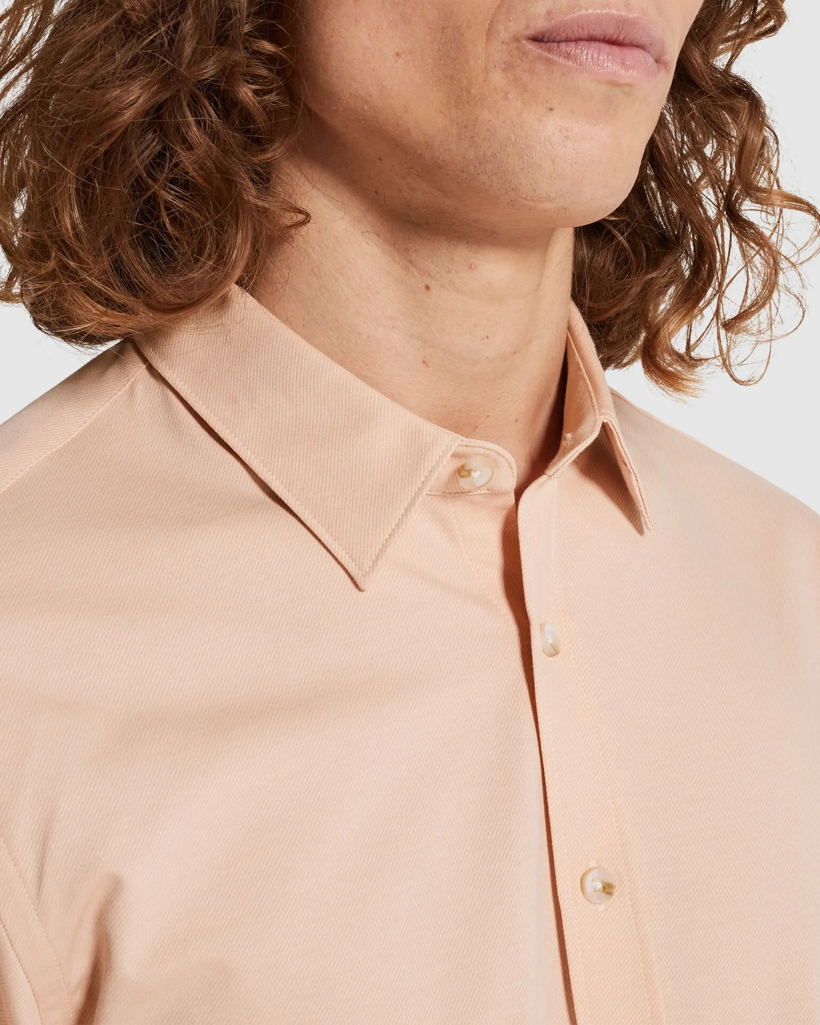 Cast Iron Casual shirt Roze 107338-001-L