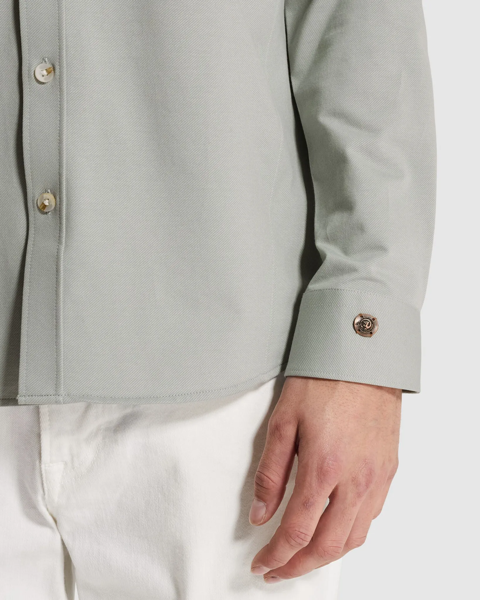 Cast Iron Casual shirt Grijs 107339-001-L