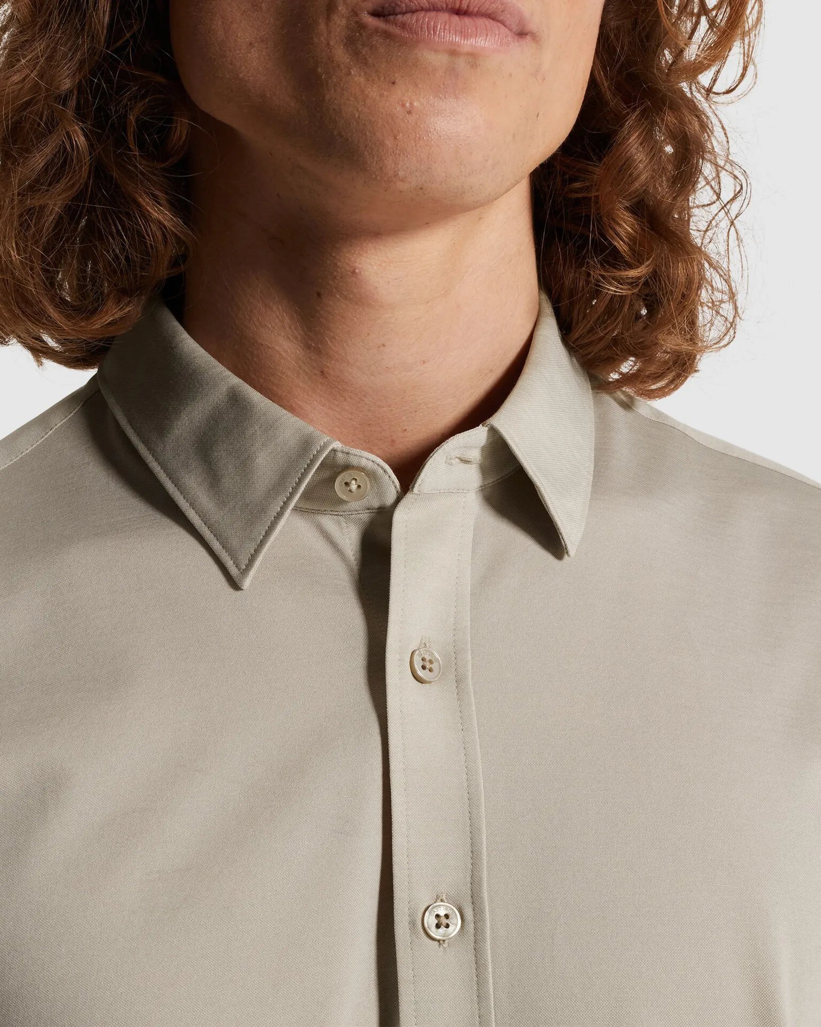 Cast Iron Casual shirt Grijs 107340-001-L