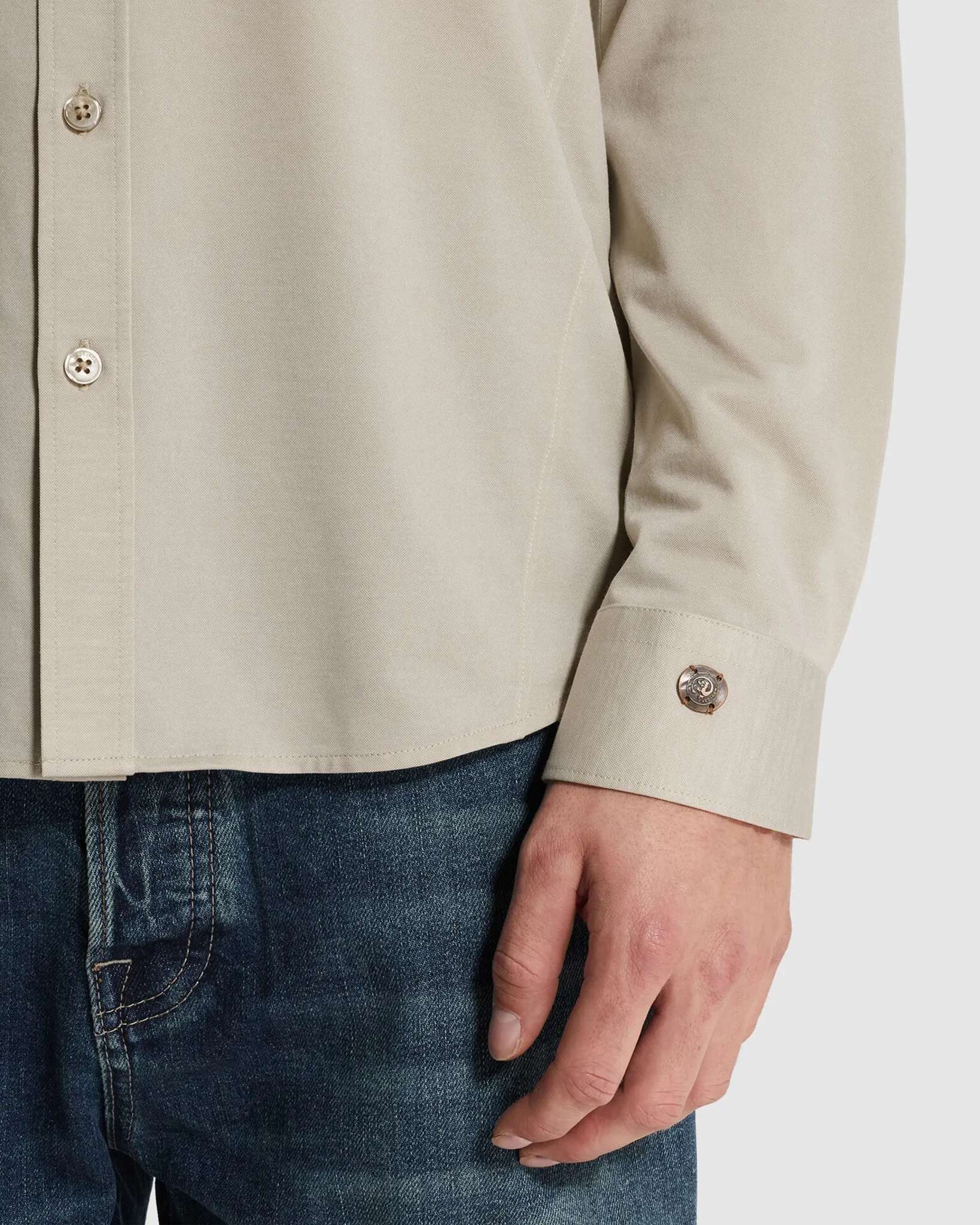 Cast Iron Casual shirt Grijs 107340-001-L