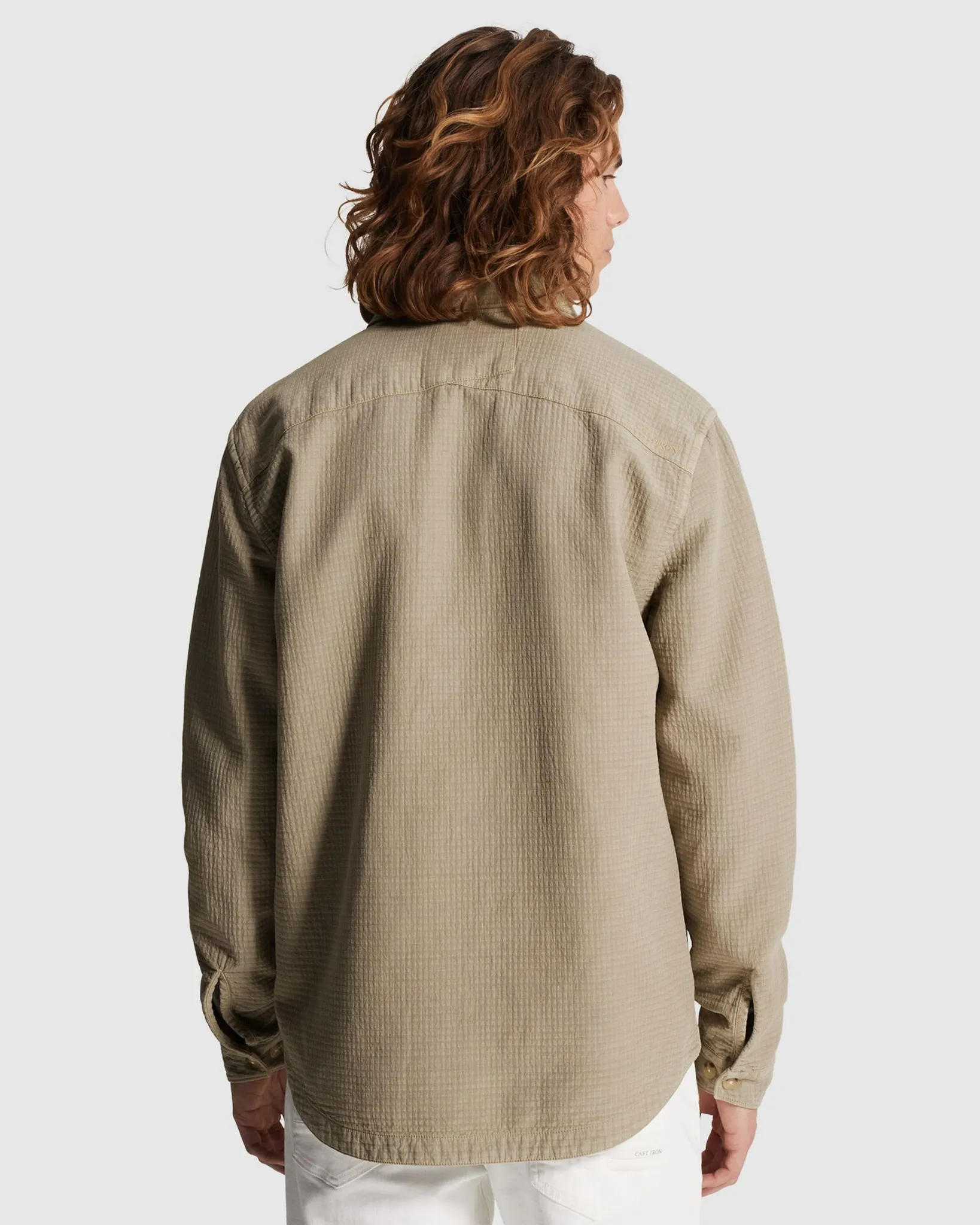 Cast Iron Casual shirt Grijs 107342-001-L