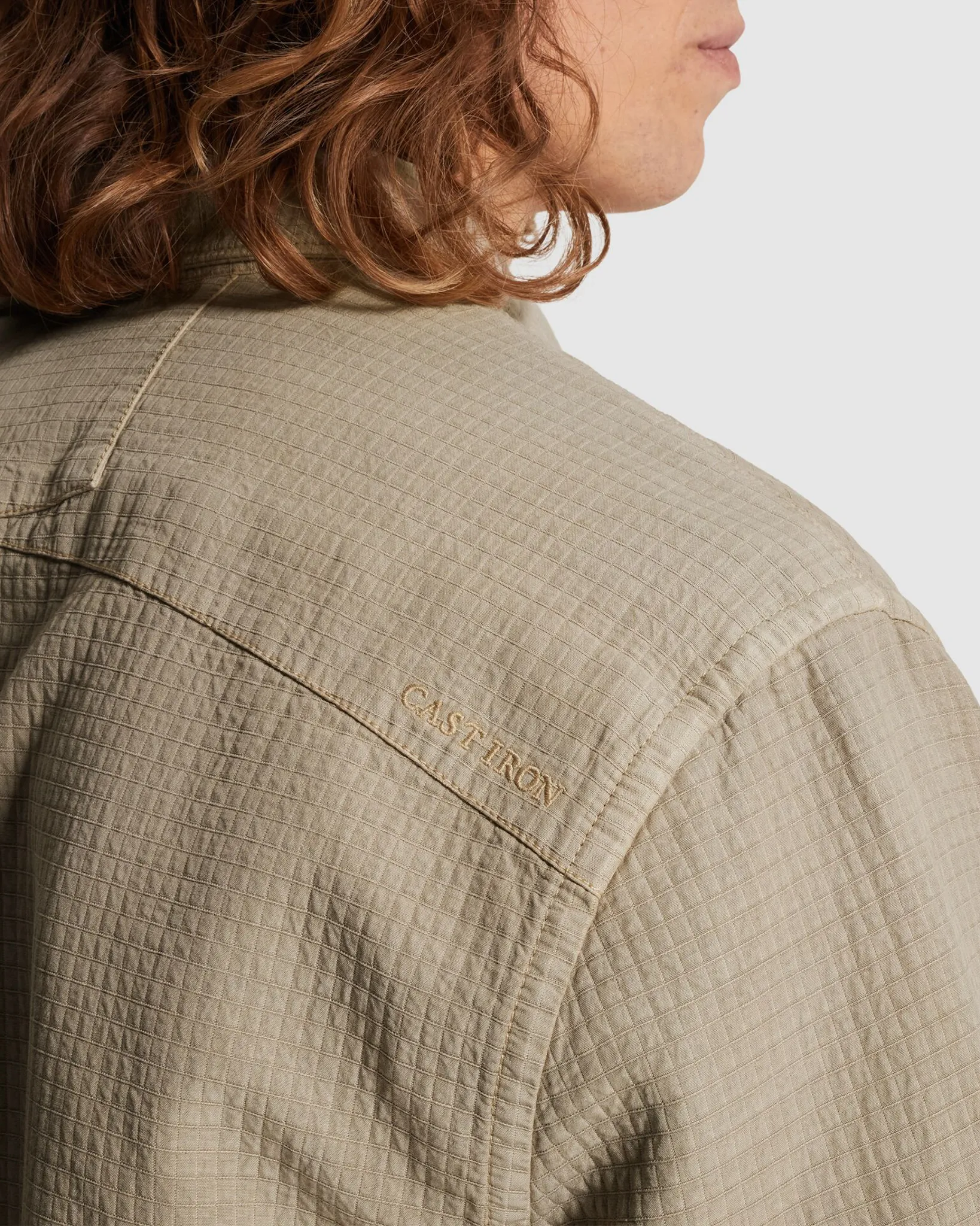 Cast Iron Casual shirt Grijs 107342-001-L