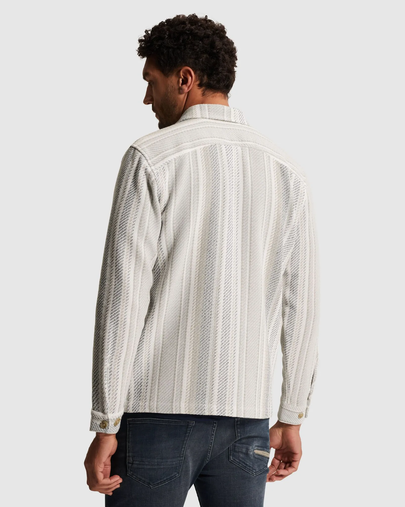 Cast Iron Casual shirt Wit 107343-001-L