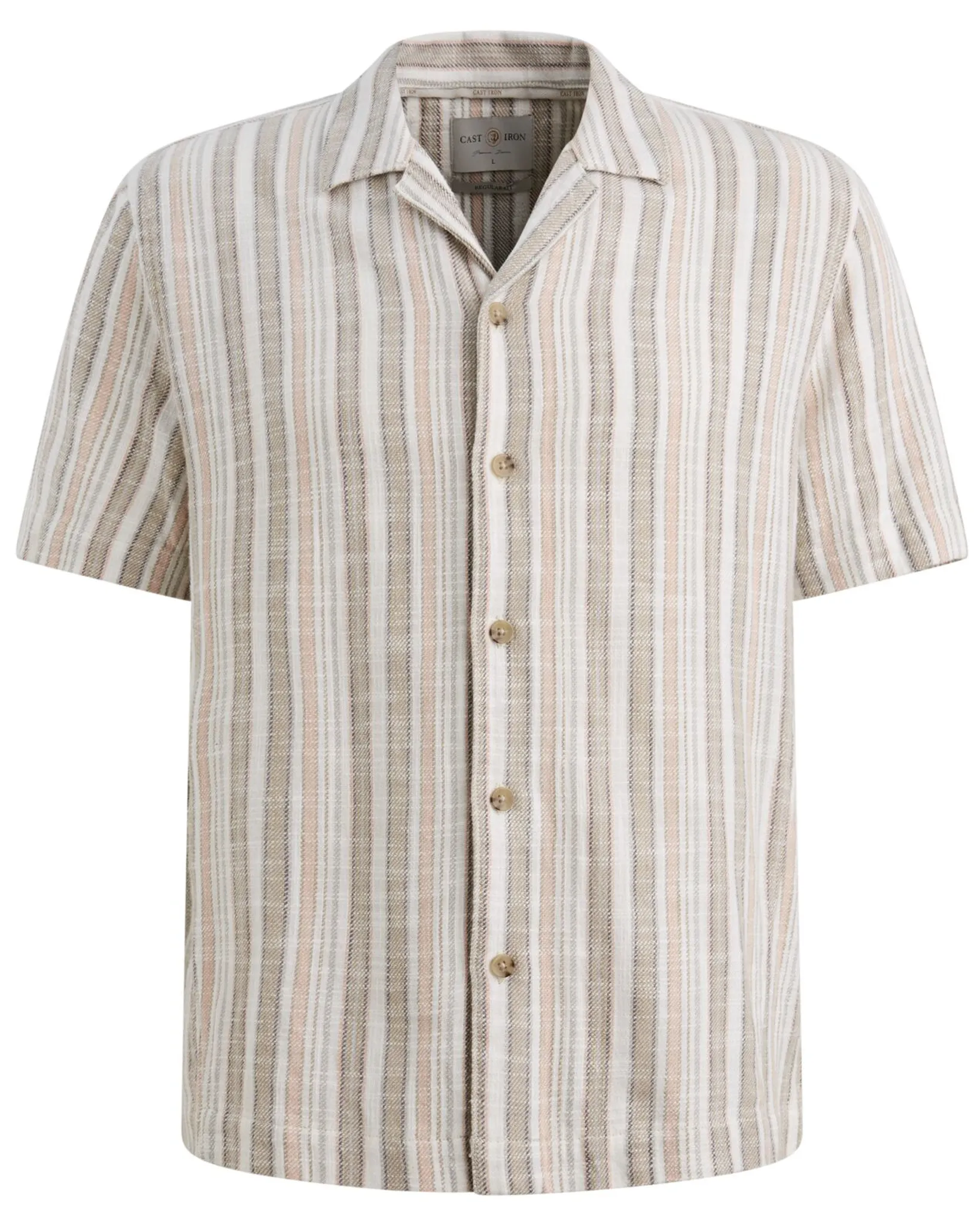 Cast Iron Casual shirt Grijs 107345-001-L