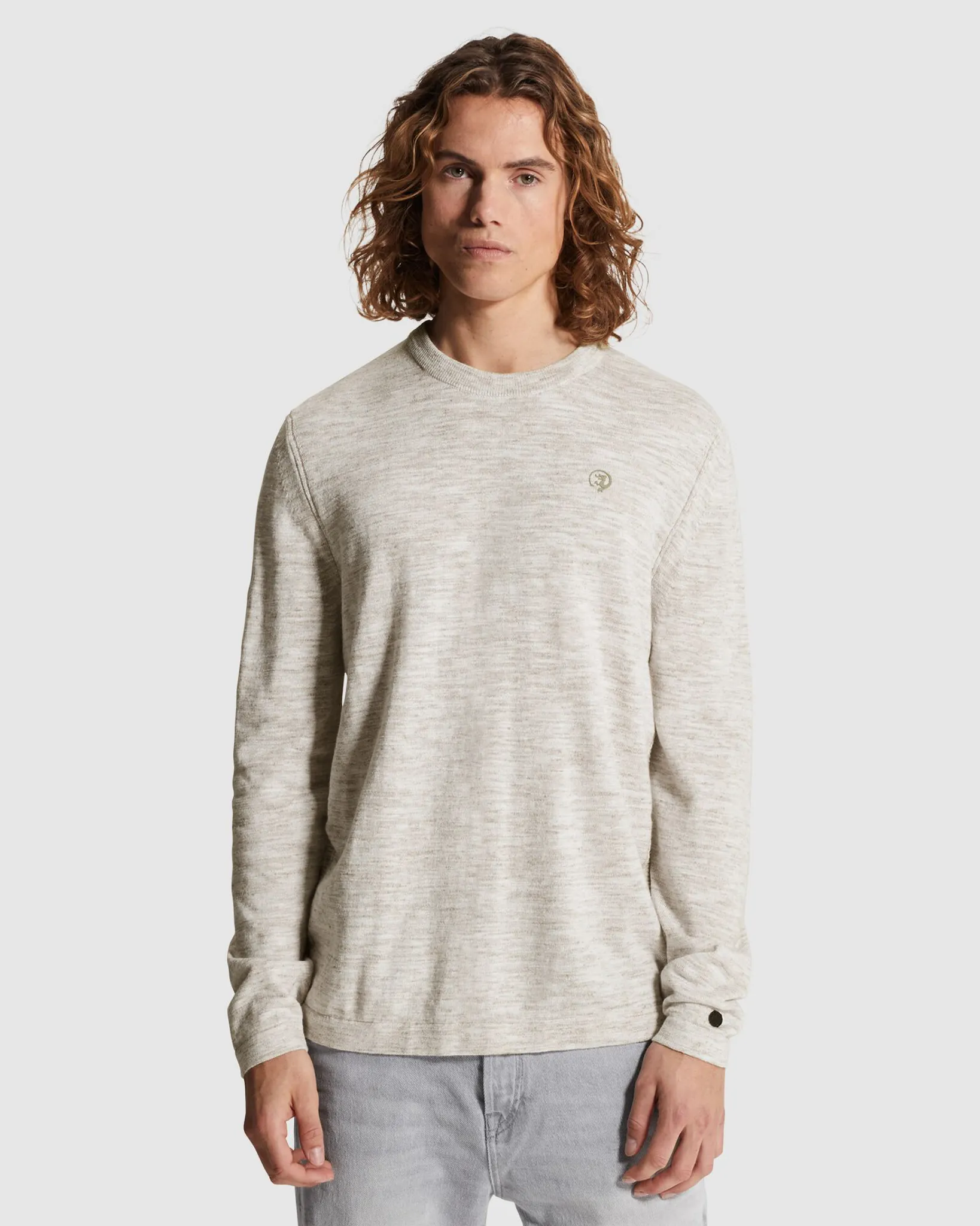 Cast Iron Trui Ronde hals Grijs 107346-001-L