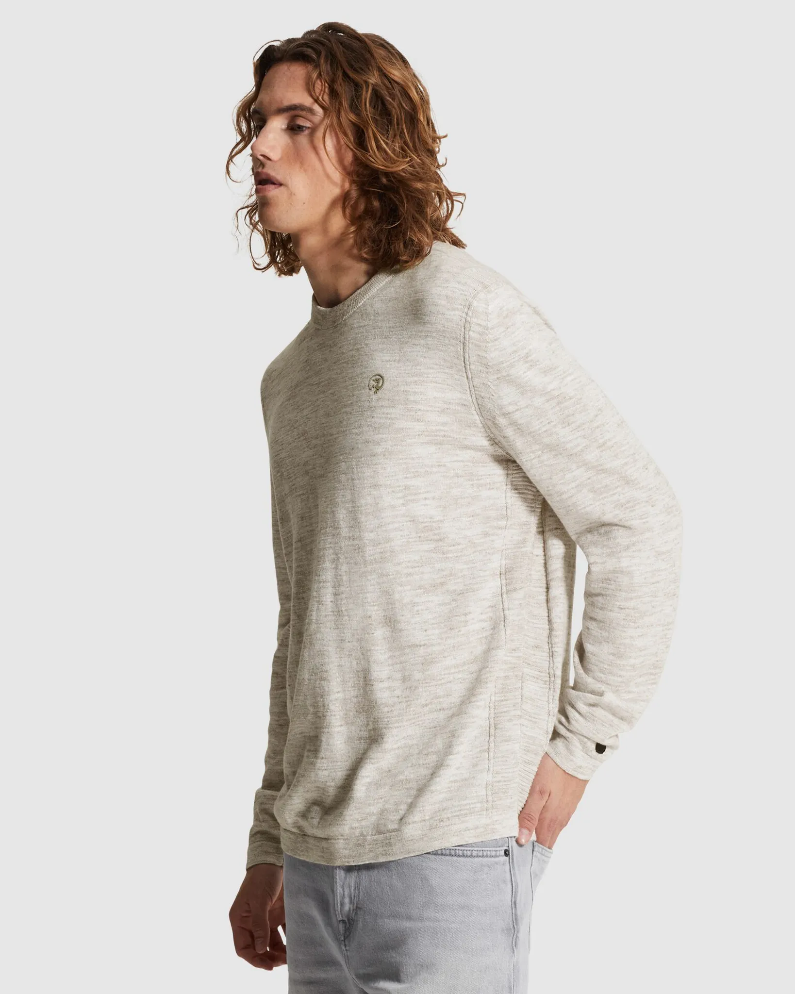 Cast Iron Trui Ronde hals Grijs 107346-001-L