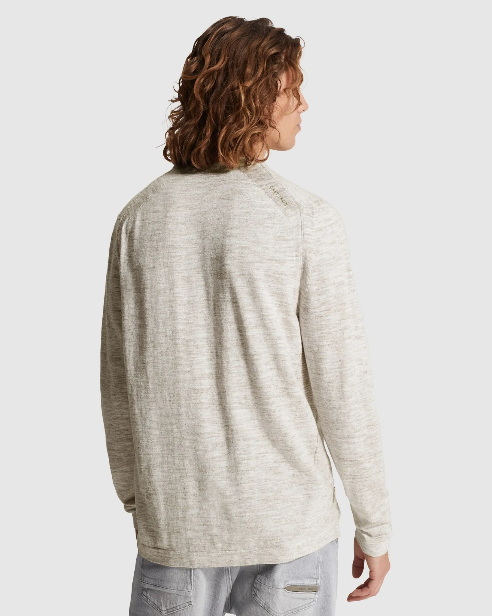 Cast Iron Trui Ronde hals Grijs 107346-001-L