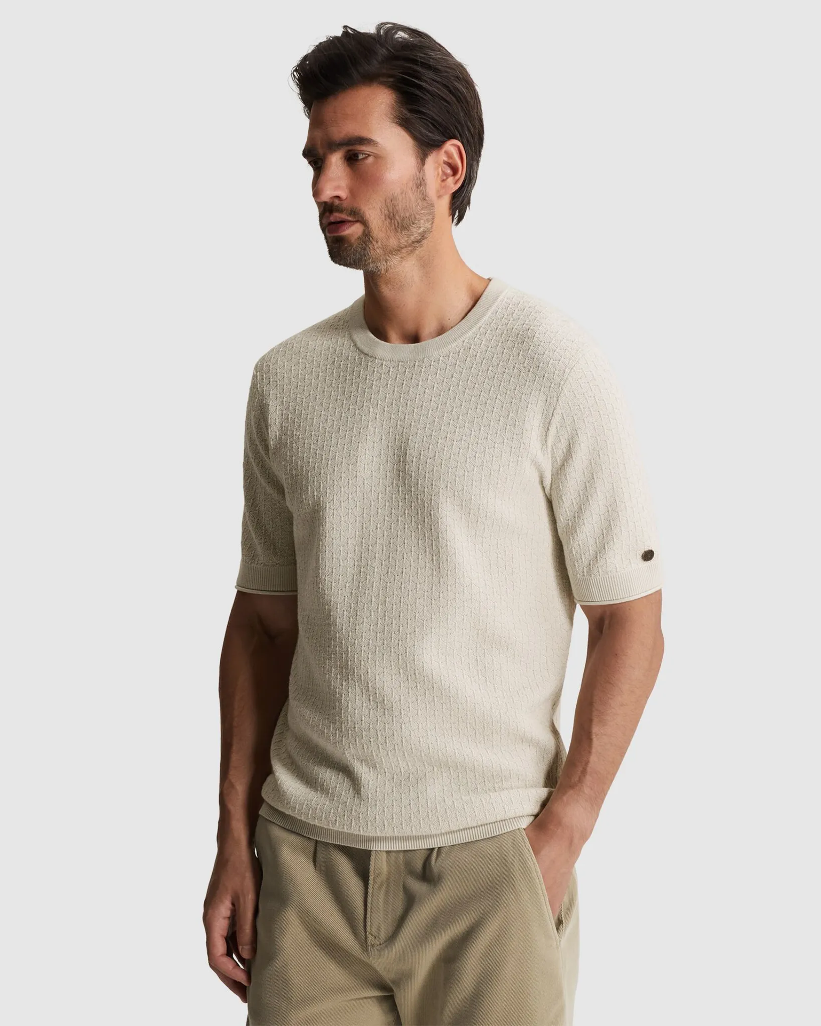 Cast Iron T-shirt Wit 107347-001-L