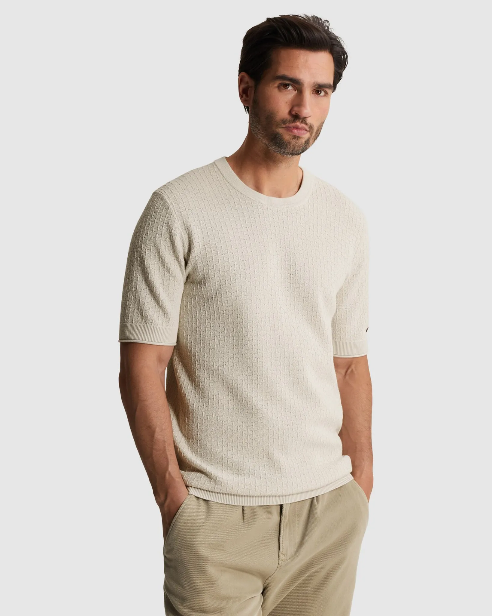 Cast Iron T-shirt Wit 107347-001-L