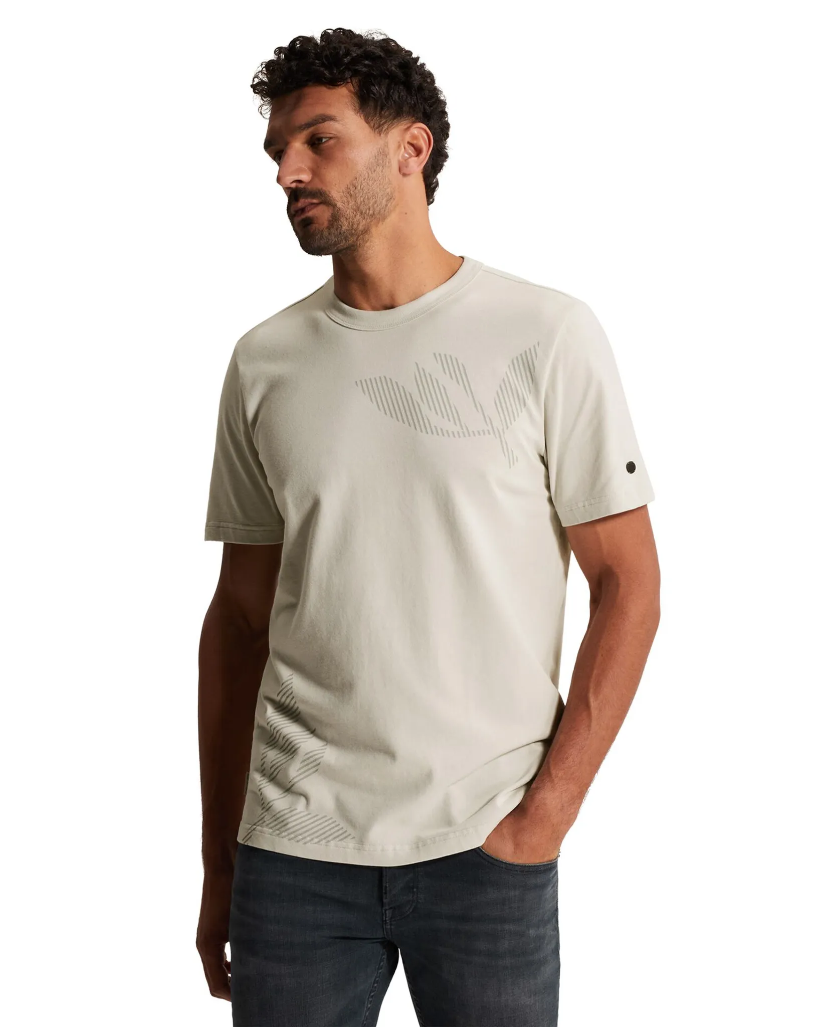 Cast Iron T-shirt  Wit 107348-001-L
