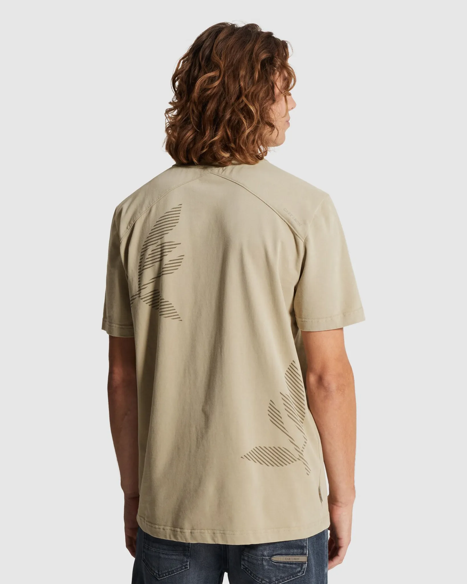 Cast Iron T-shirt Grijs 107349-001-L