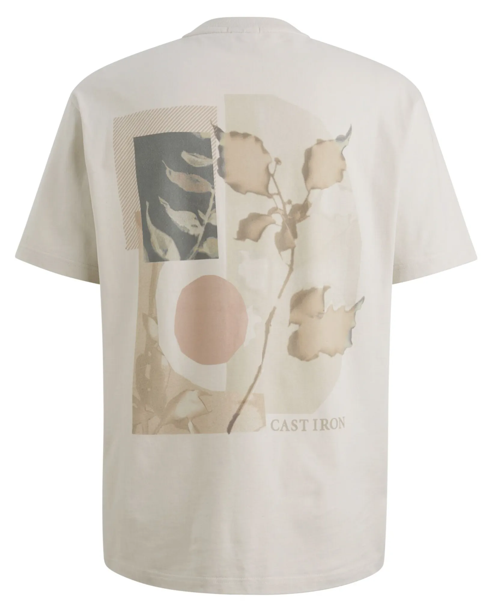 Cast Iron T-shirt Wit 107350-001-L