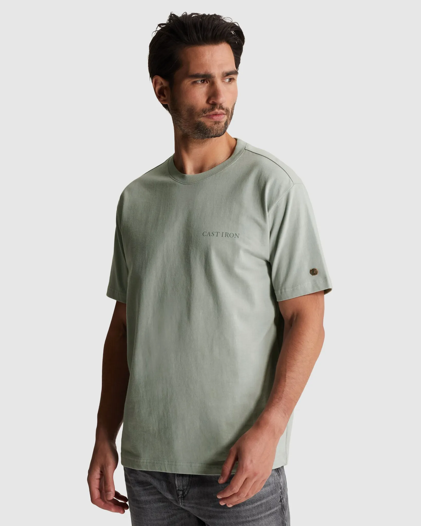 Cast Iron T-shirt Grijs 107351-001-L