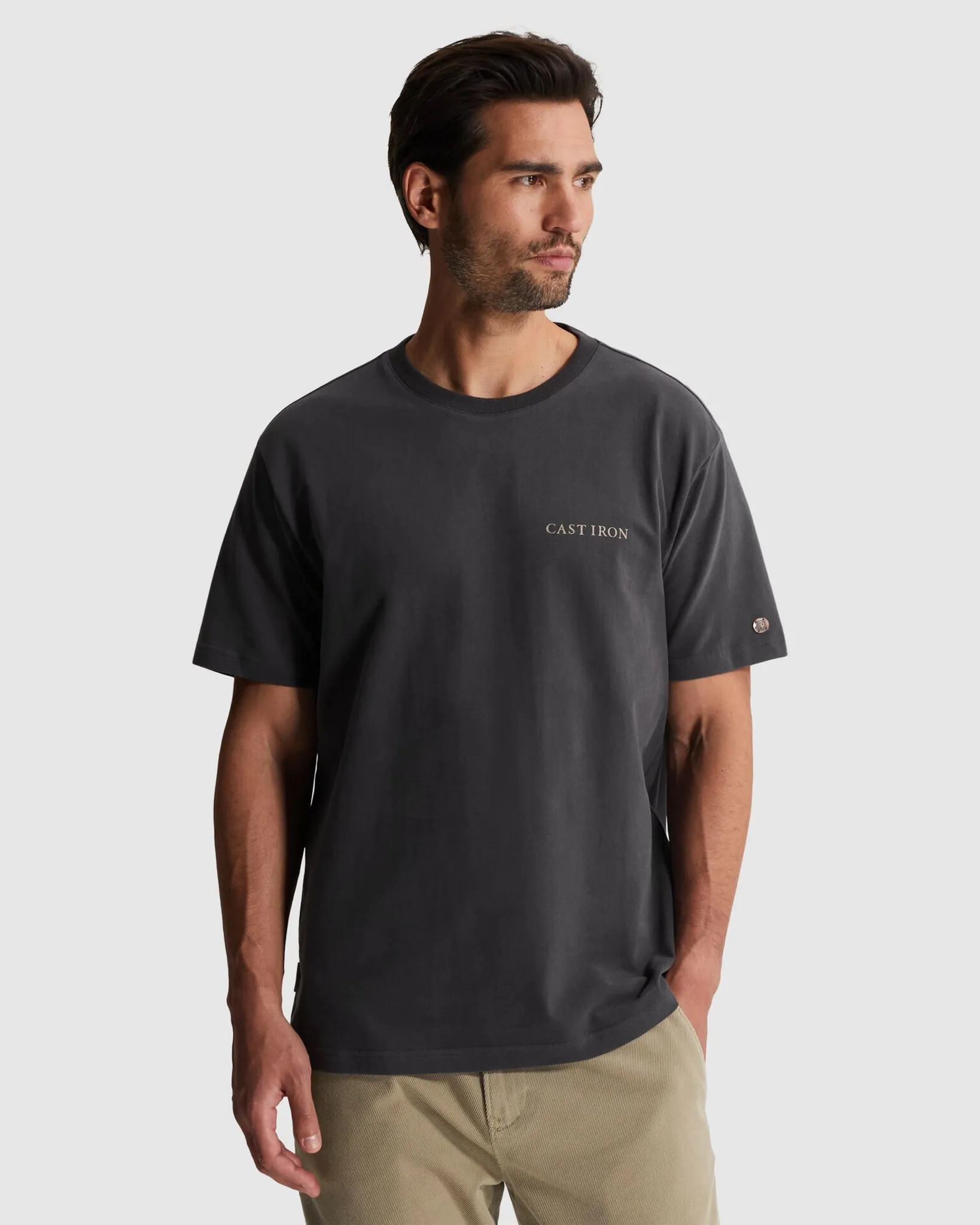 Cast Iron T-shirt Zwart 107352-001-L