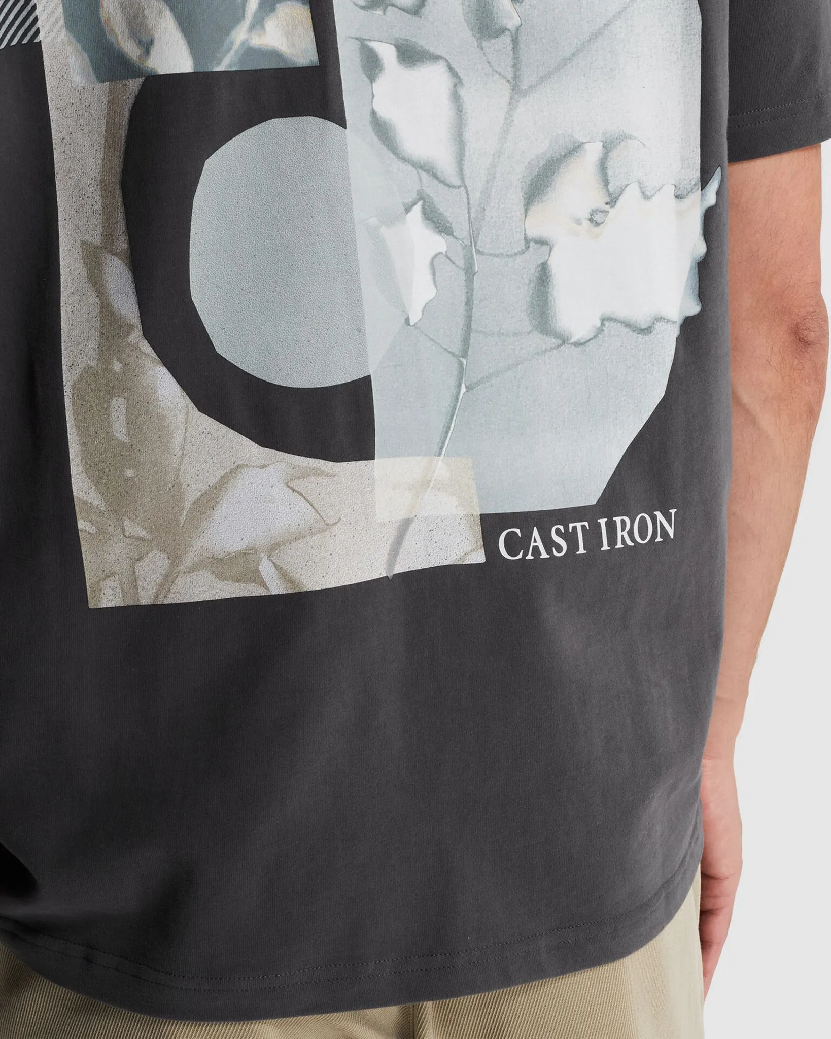 Cast Iron T-shirt Zwart 107352-001-L