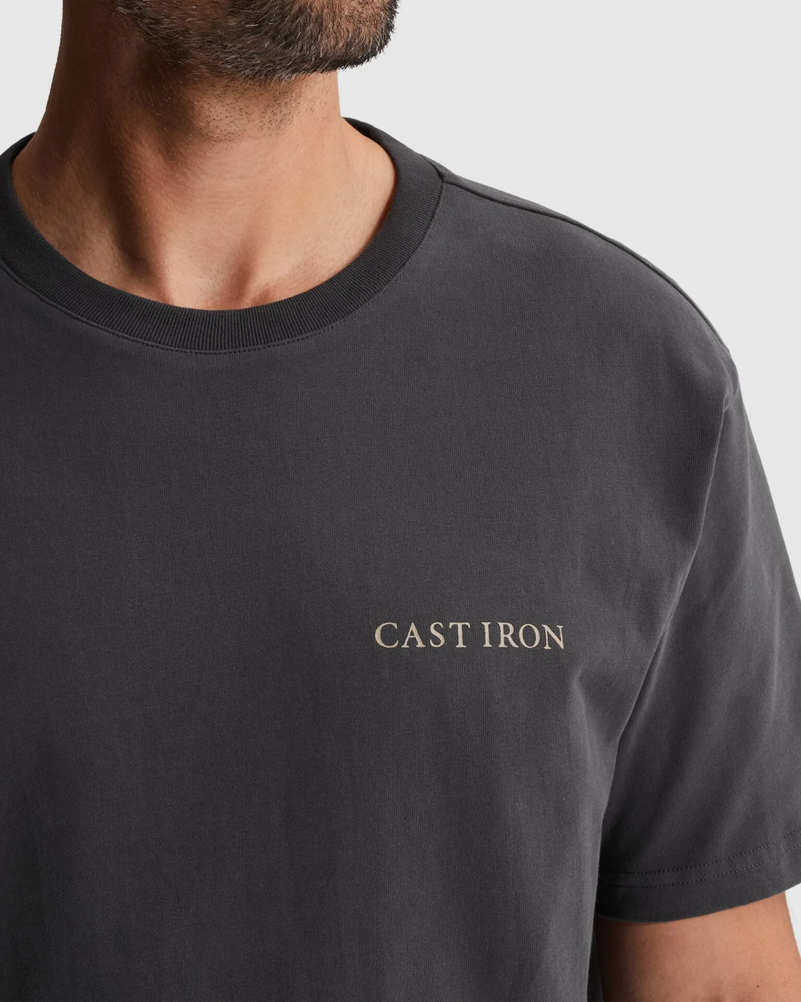 Cast Iron T-shirt Zwart 107352-001-L