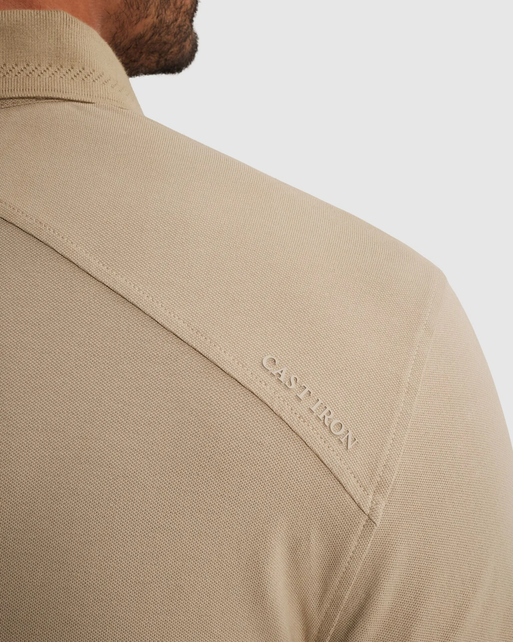 Cast Iron Polo Grijs 107357-001-L