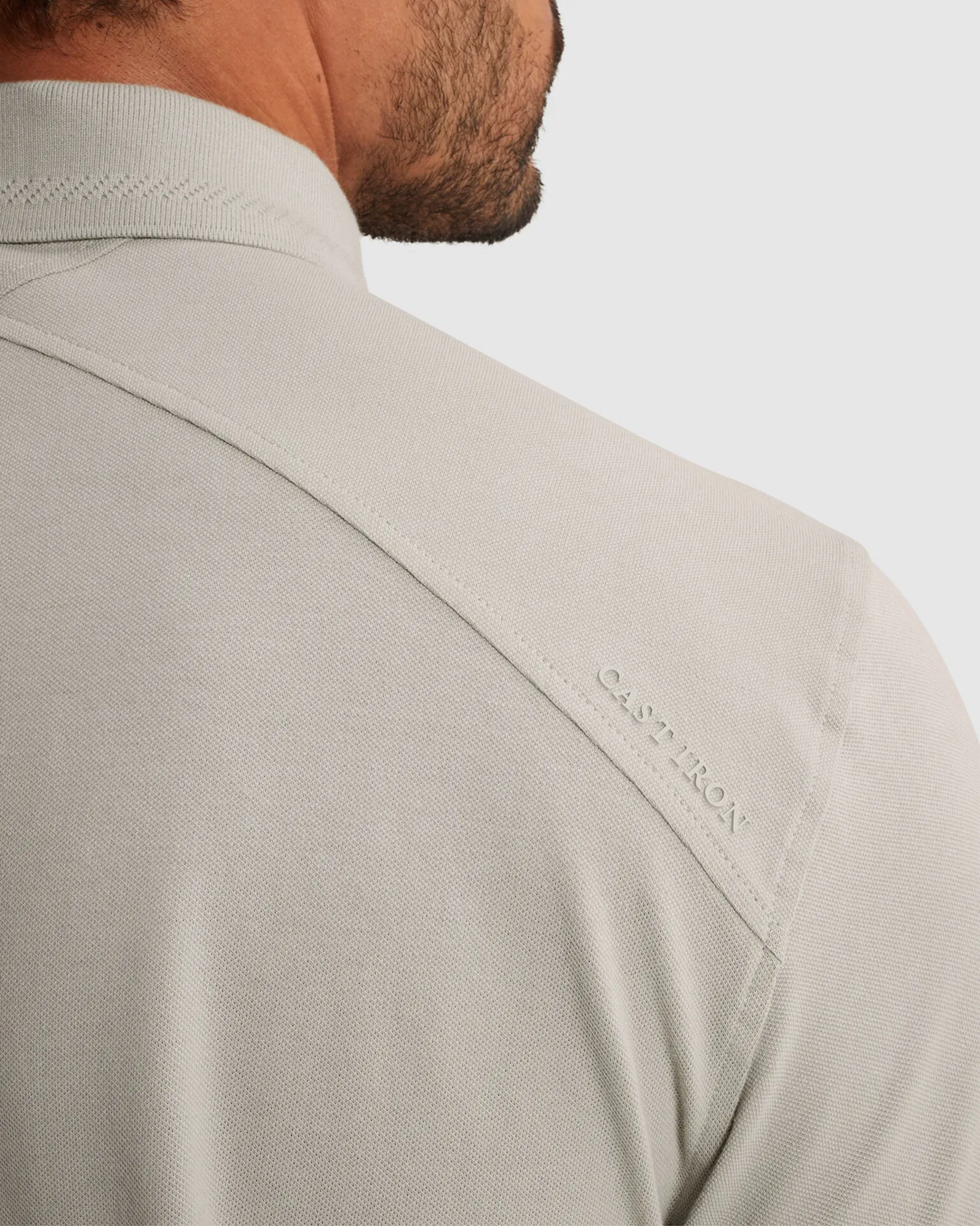 Cast Iron Polo Grijs 107358-001-L