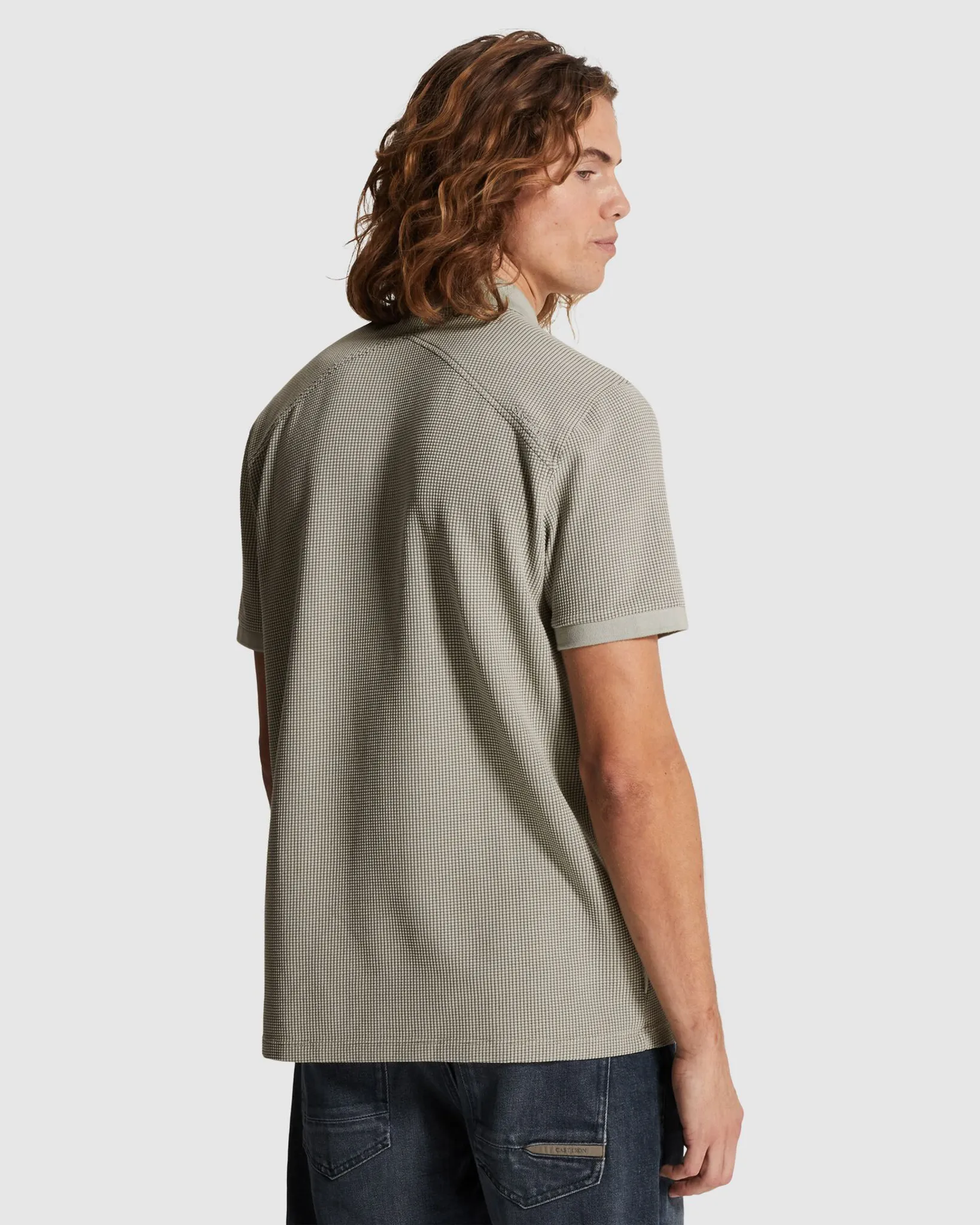 Cast Iron Polo Grijs 107360-001-L