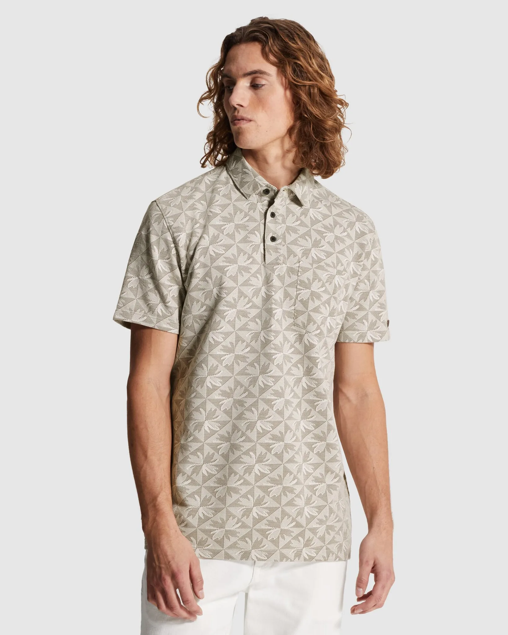 Cast Iron Polo Wit 107362-001-L