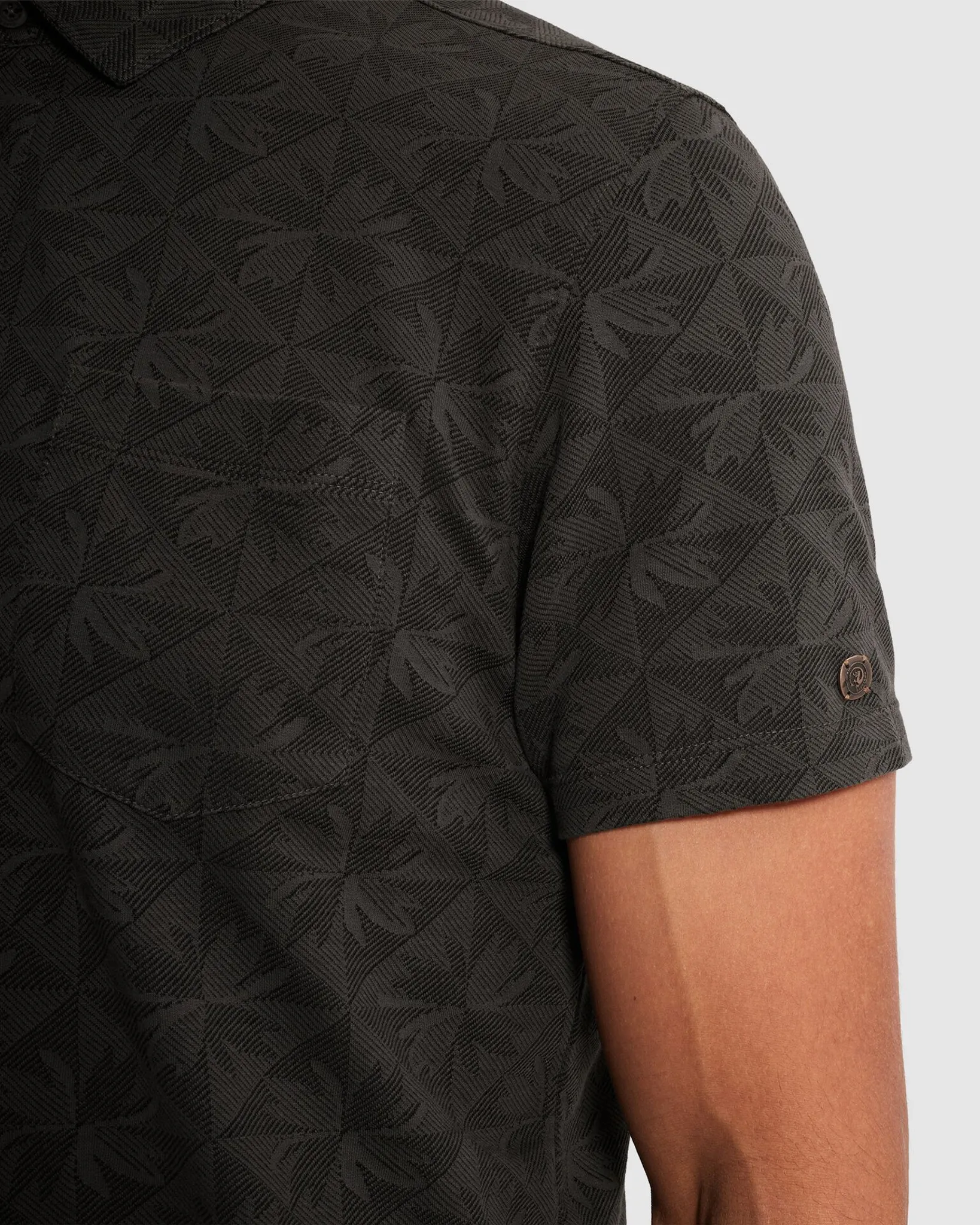 Cast Iron Polo Zwart 107363-001-L