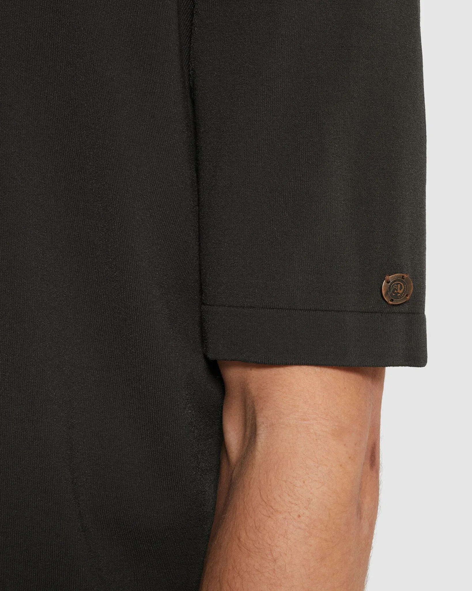 Cast Iron Polo Zwart 107365-001-L