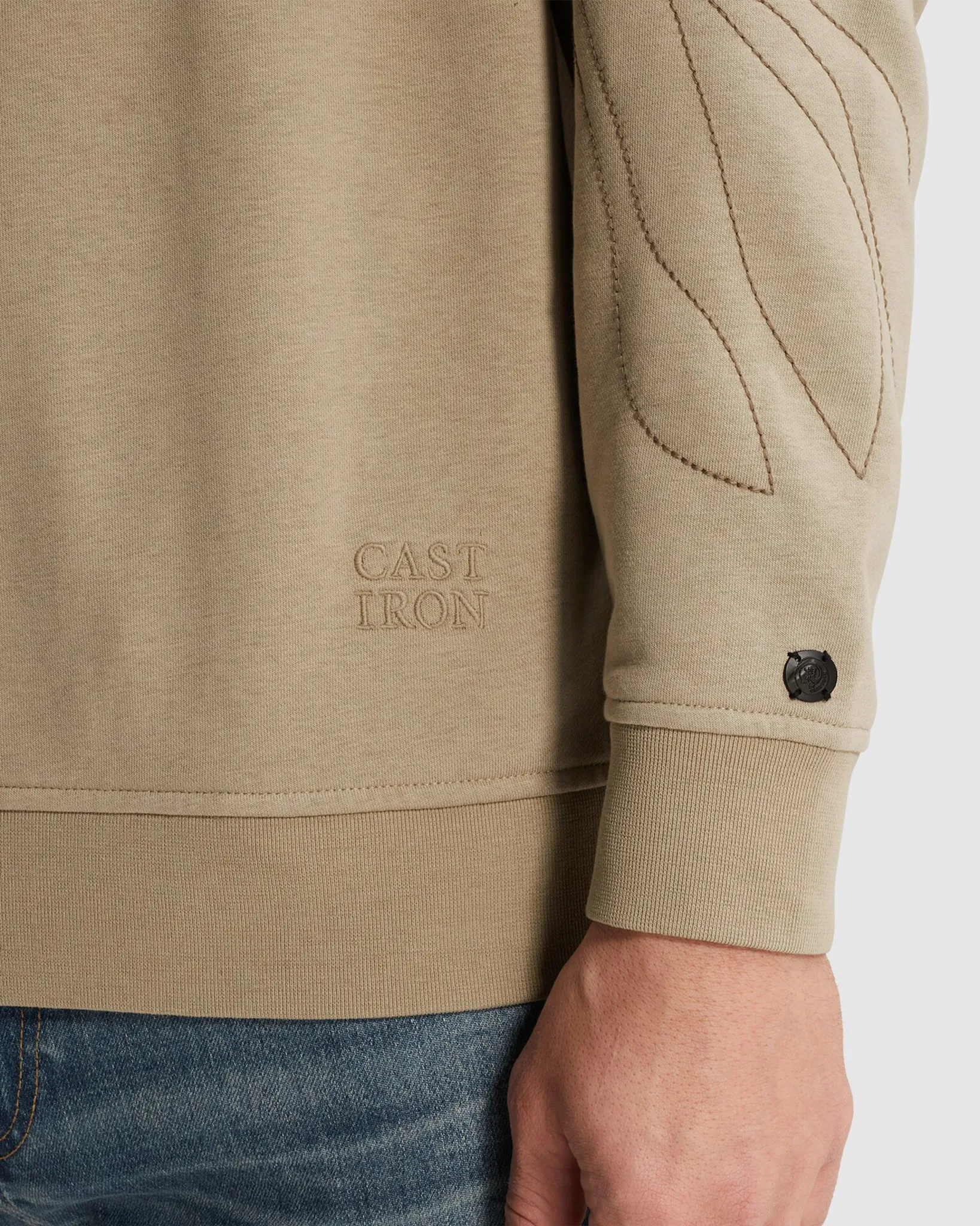 Cast Iron Sweater Grijs 107368-001-L