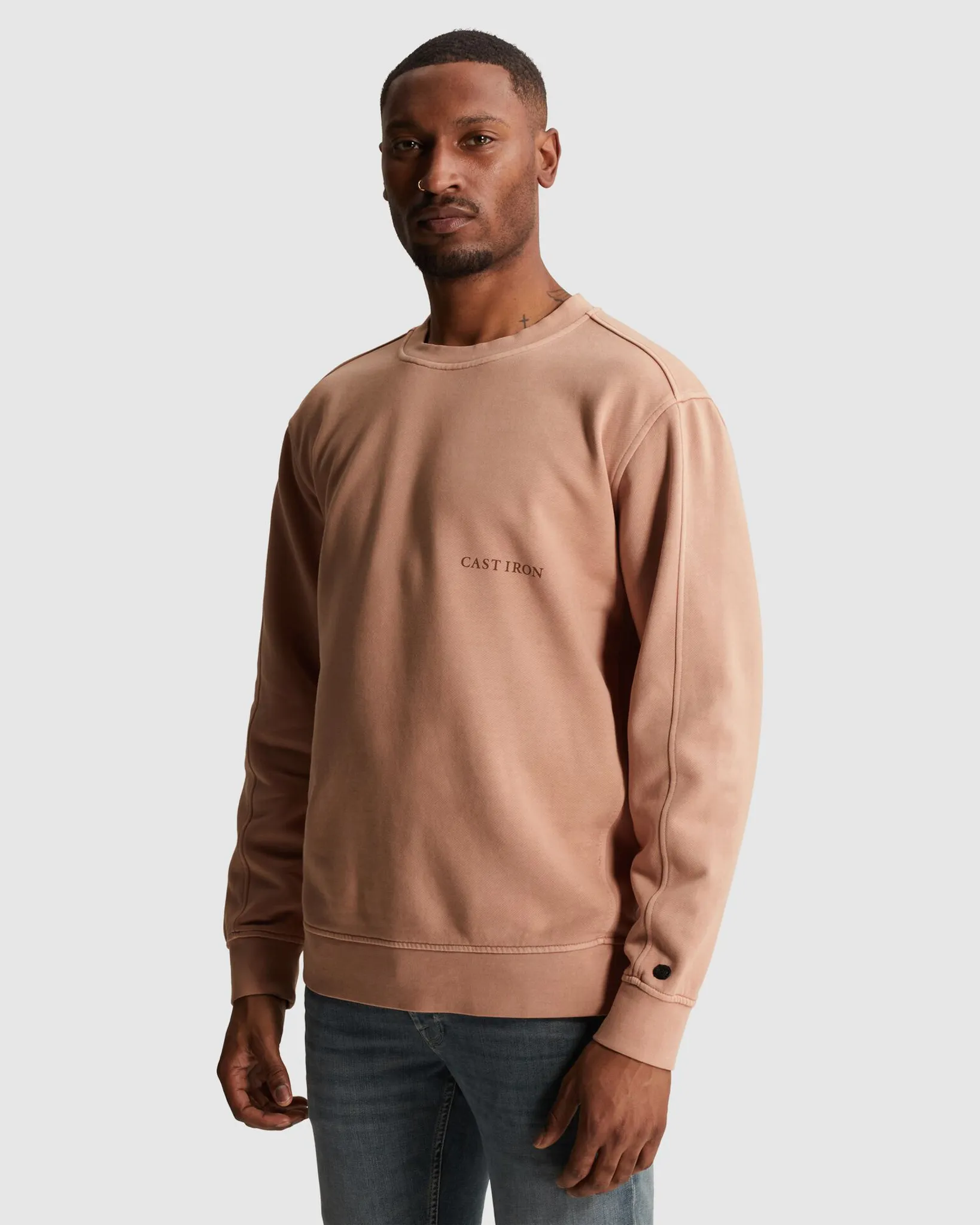 Cast Iron Sweater Beige 107370-001-L