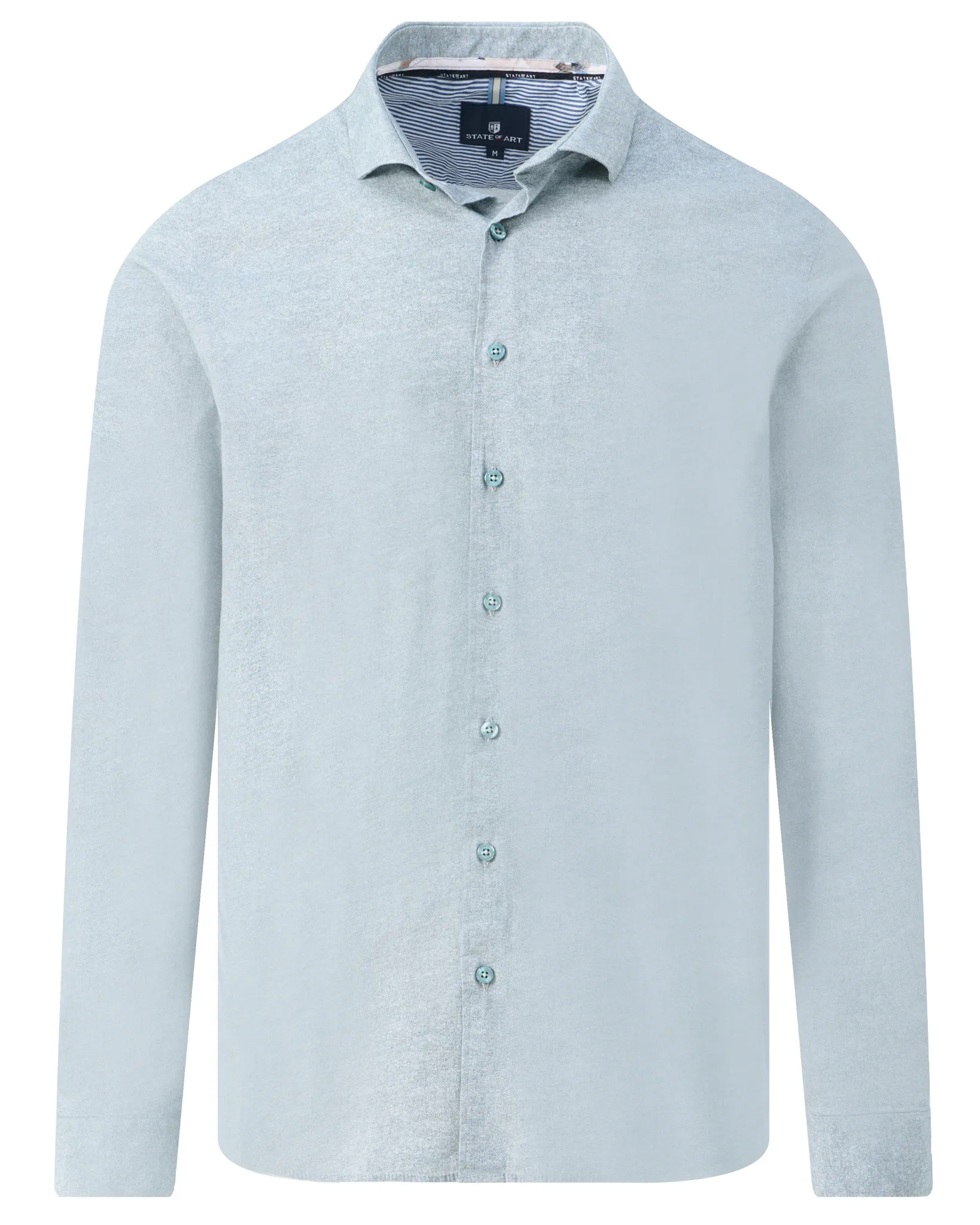 State of Art Casual Overhemd Groen 107377-001-L