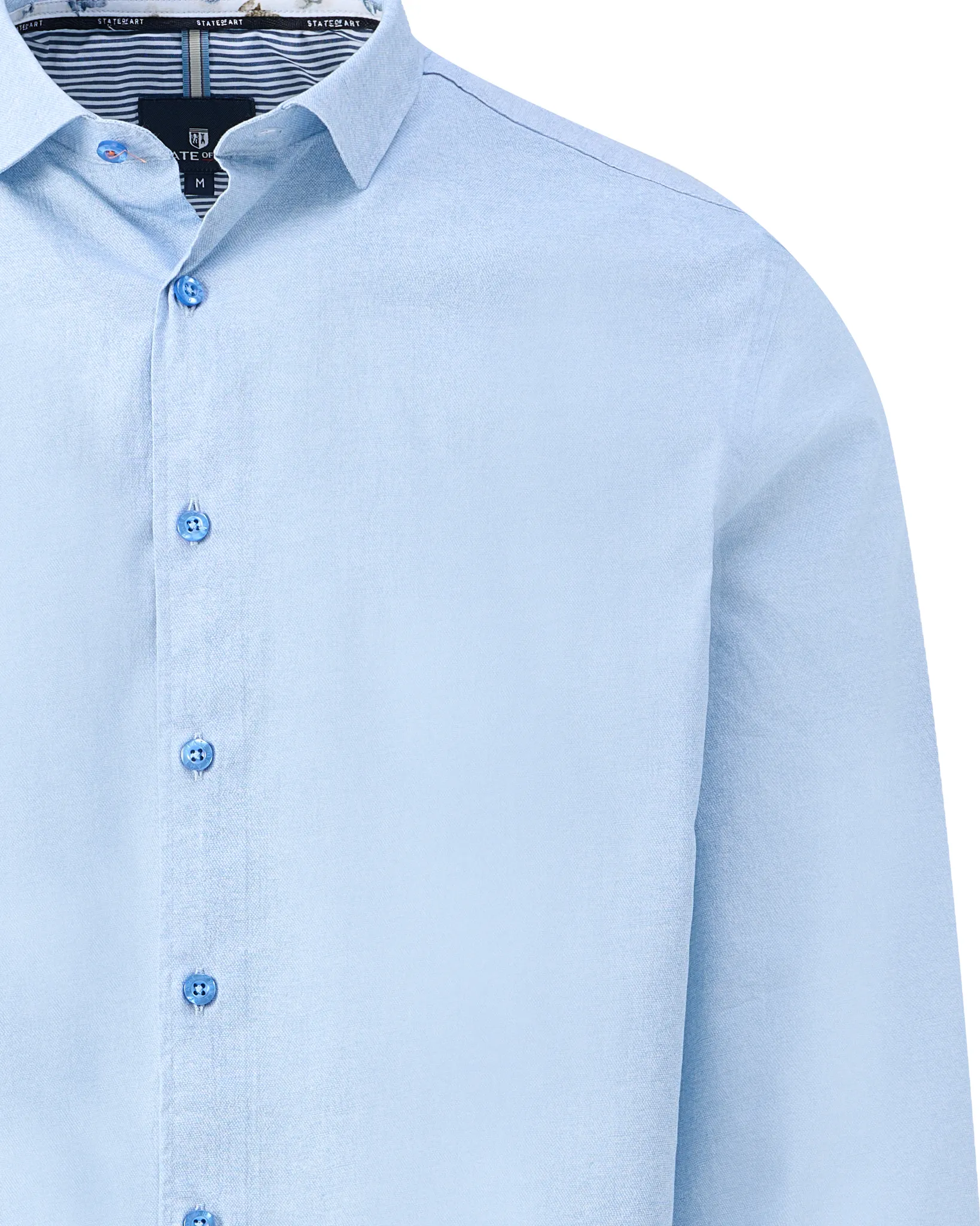 State of Art Casual Overhemd Licht blauw 107378-001-L