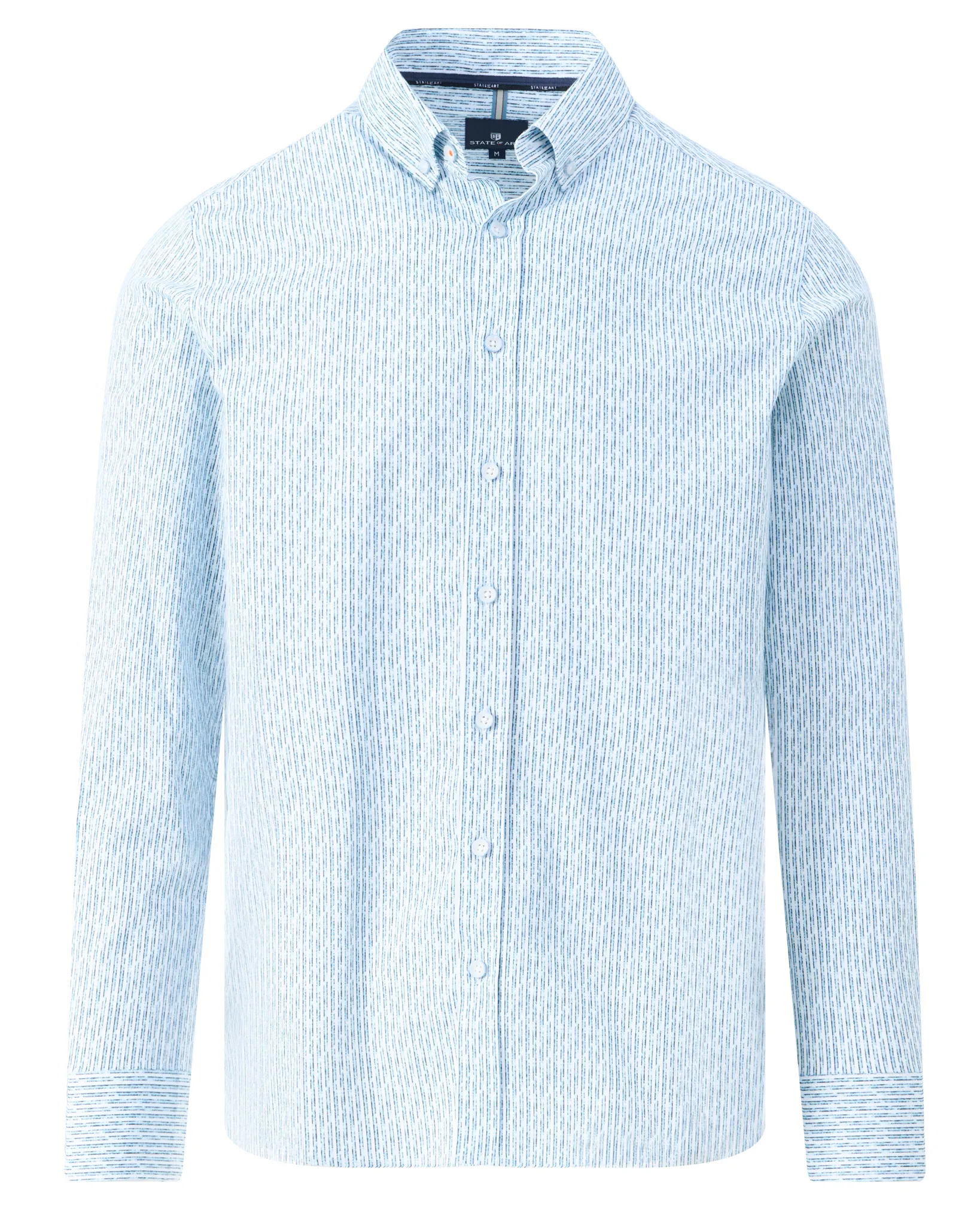 State of Art Casual Overhemd Licht blauw 107381-001-L