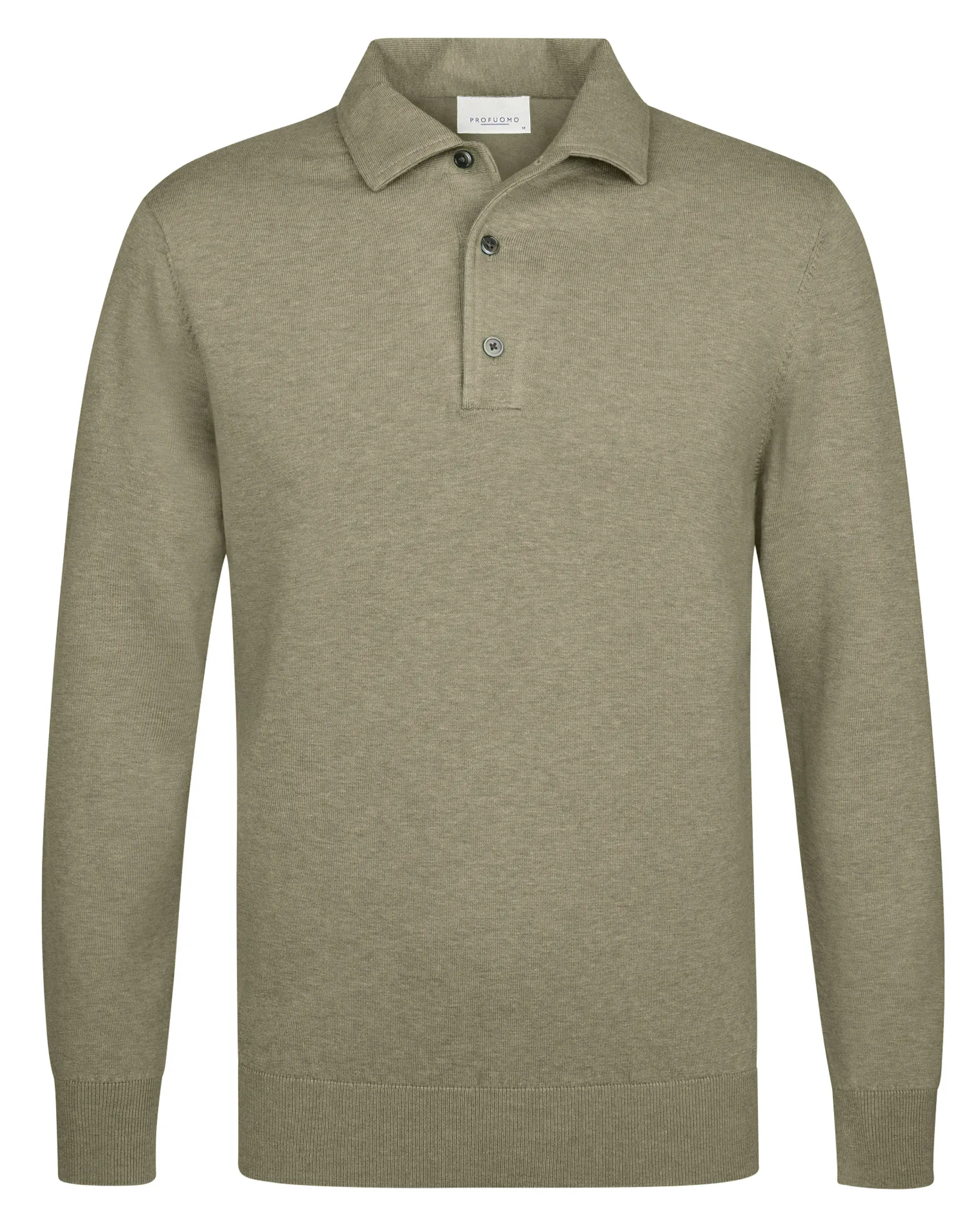 Profuomo Luxury Basic Polo Groen 107382-001-L
