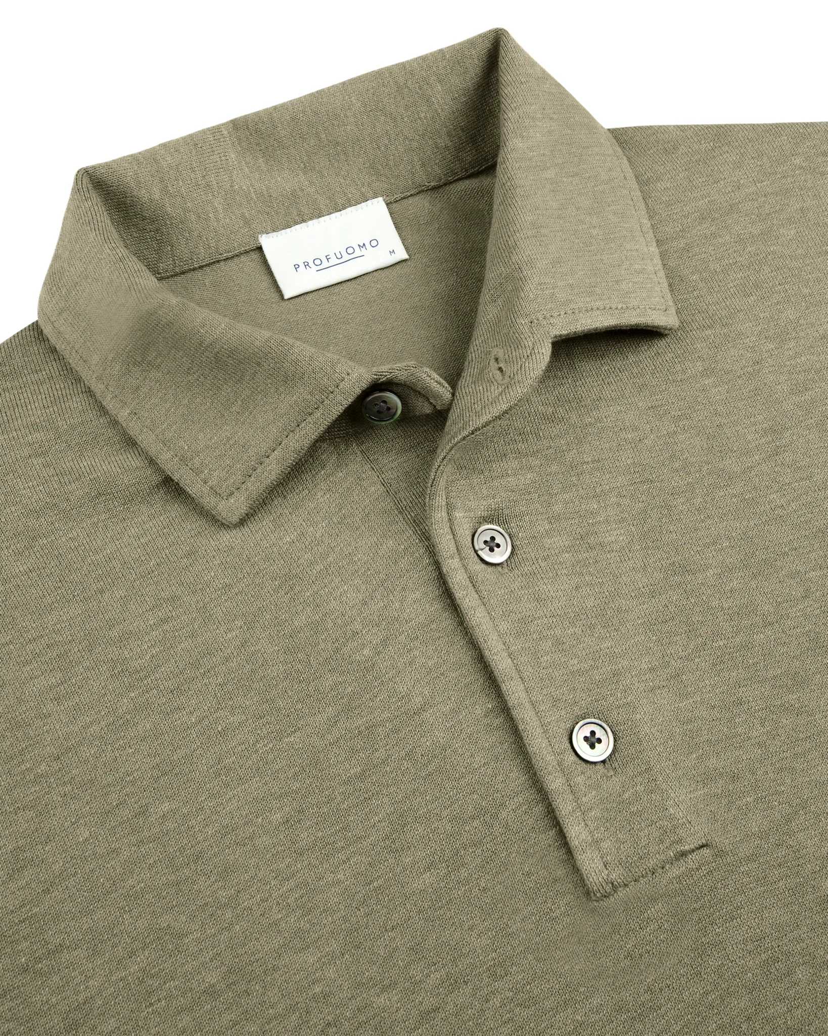 Profuomo Luxury Basic Polo Groen 107382-001-L