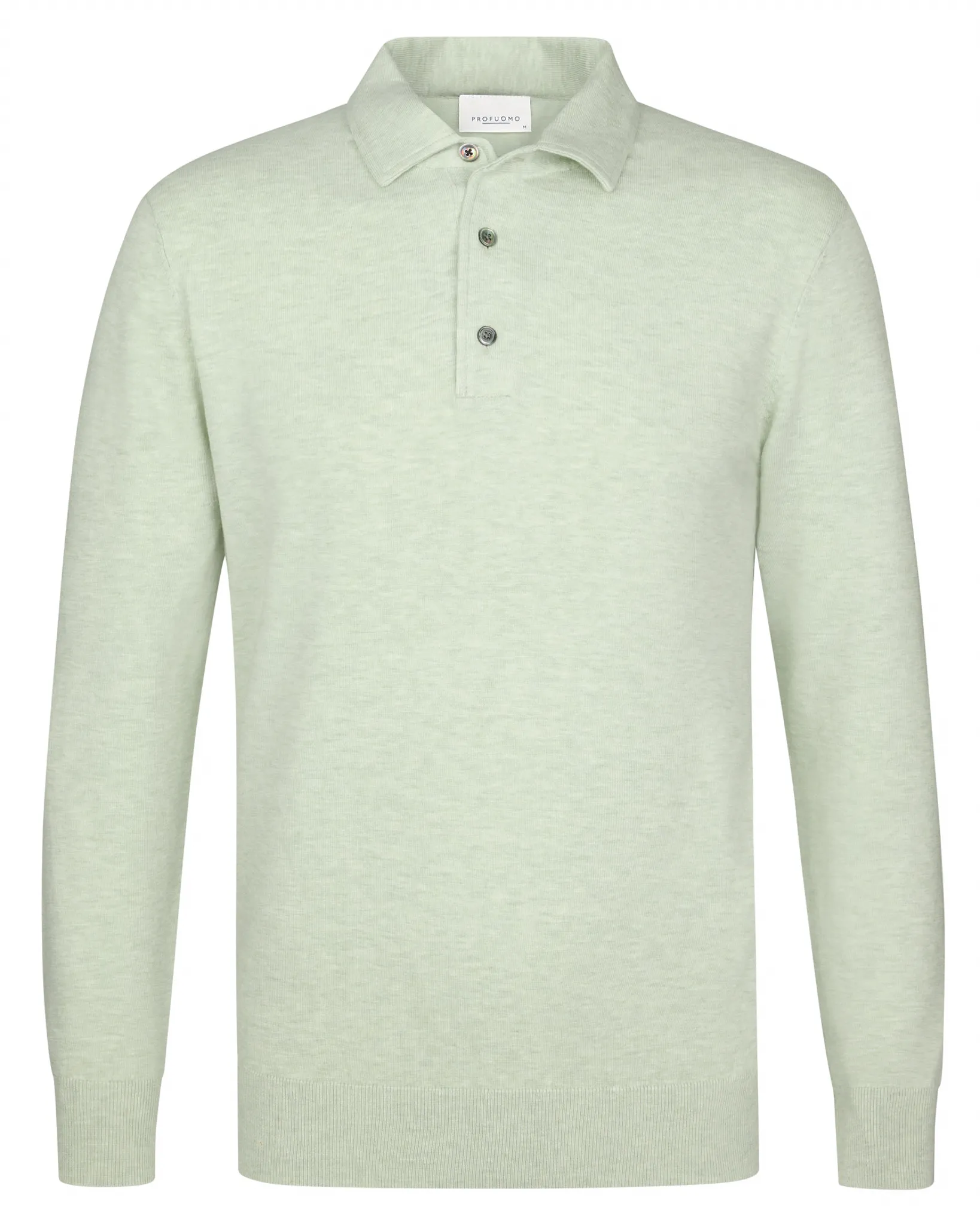 Profuomo Luxury Basic Polo Groen 107383-001-L