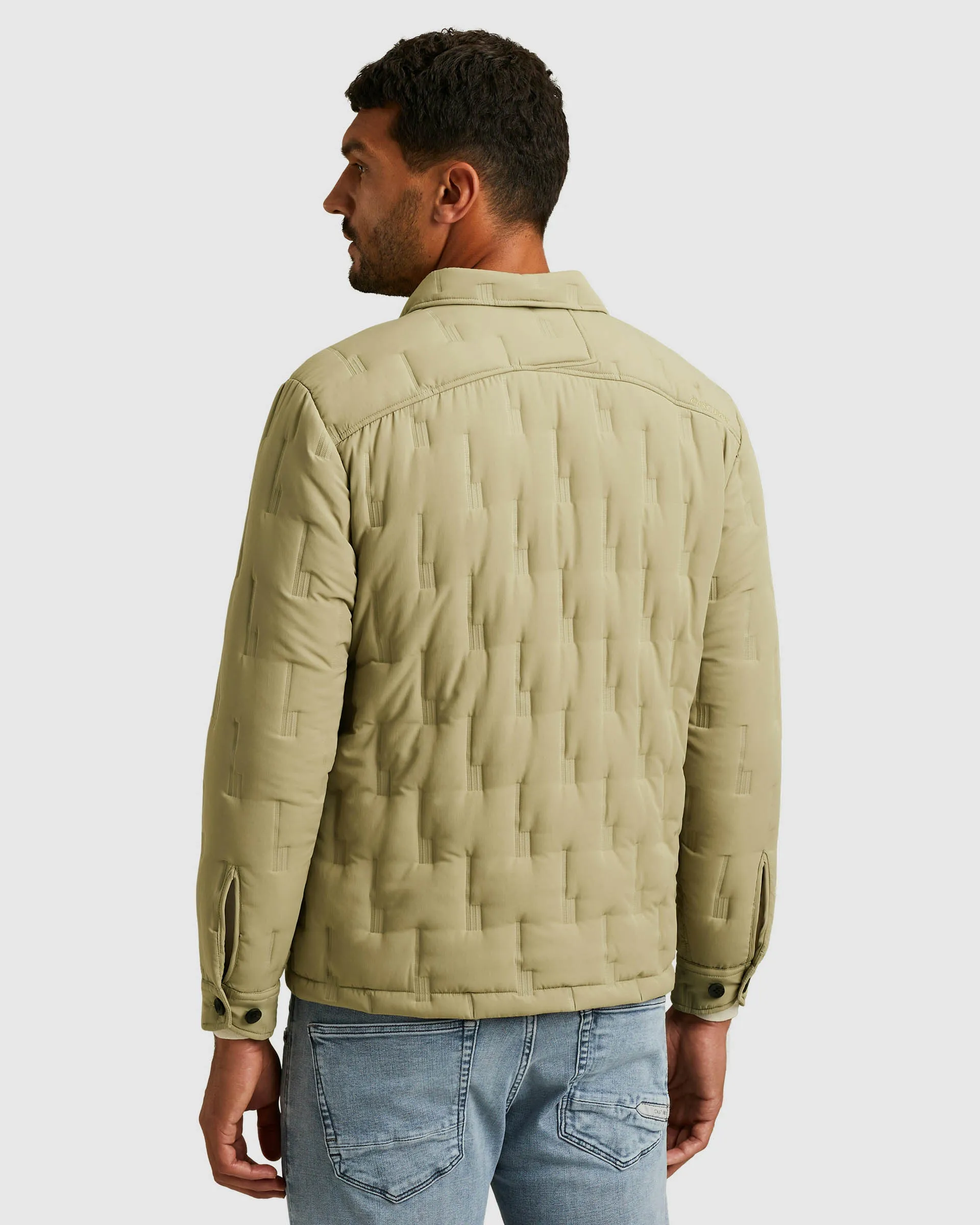 Cast Iron Overshirt Groen 107541-001-L