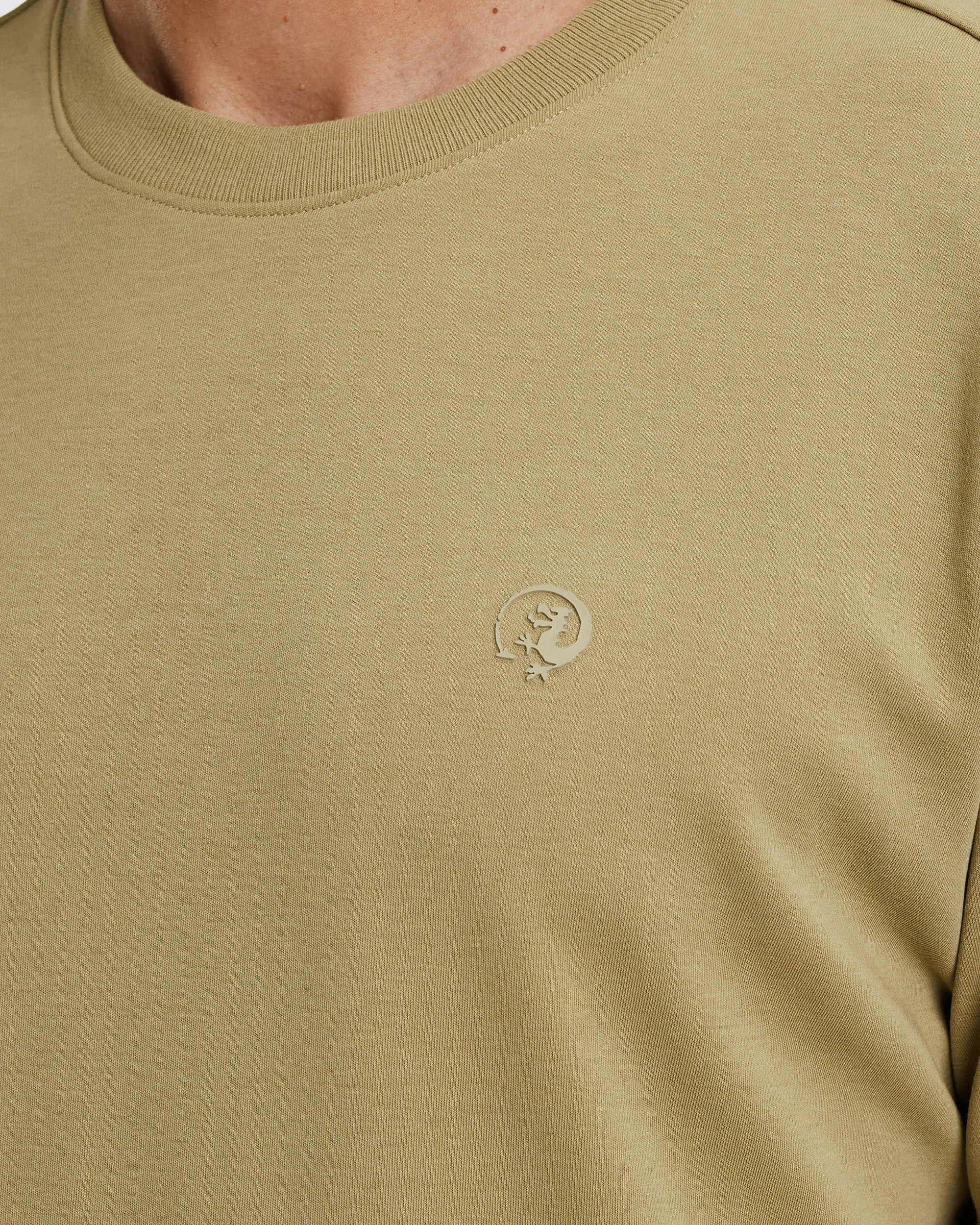 Cast Iron T-shirt Groen 107542-001-L