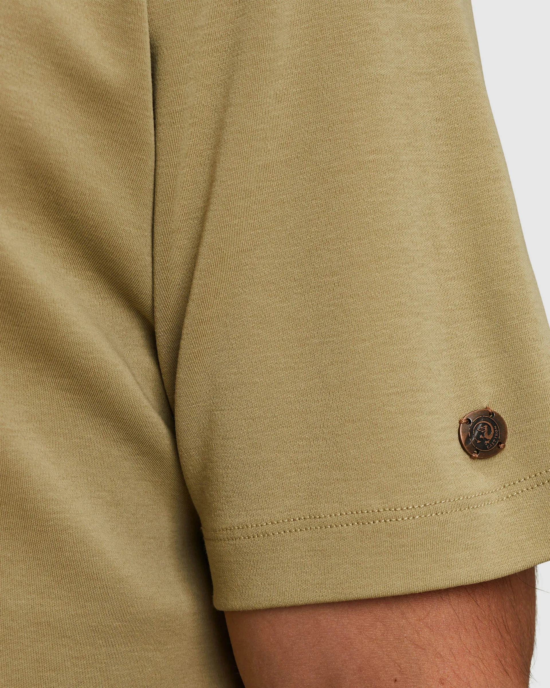 Cast Iron T-shirt Groen 107542-001-L