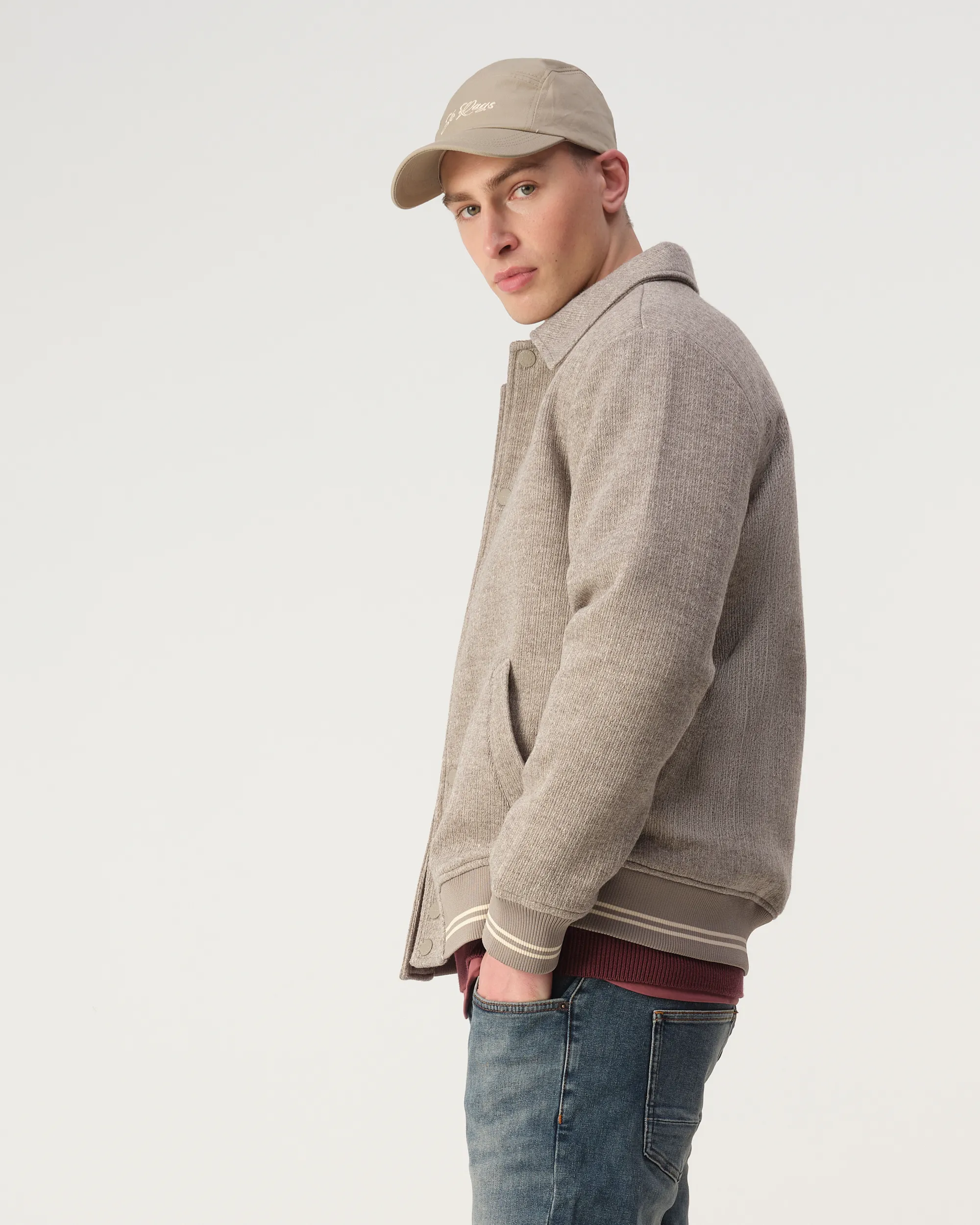 J.C. RAGS Boris Gewatteerde jas Beige uni 107575-001-L
