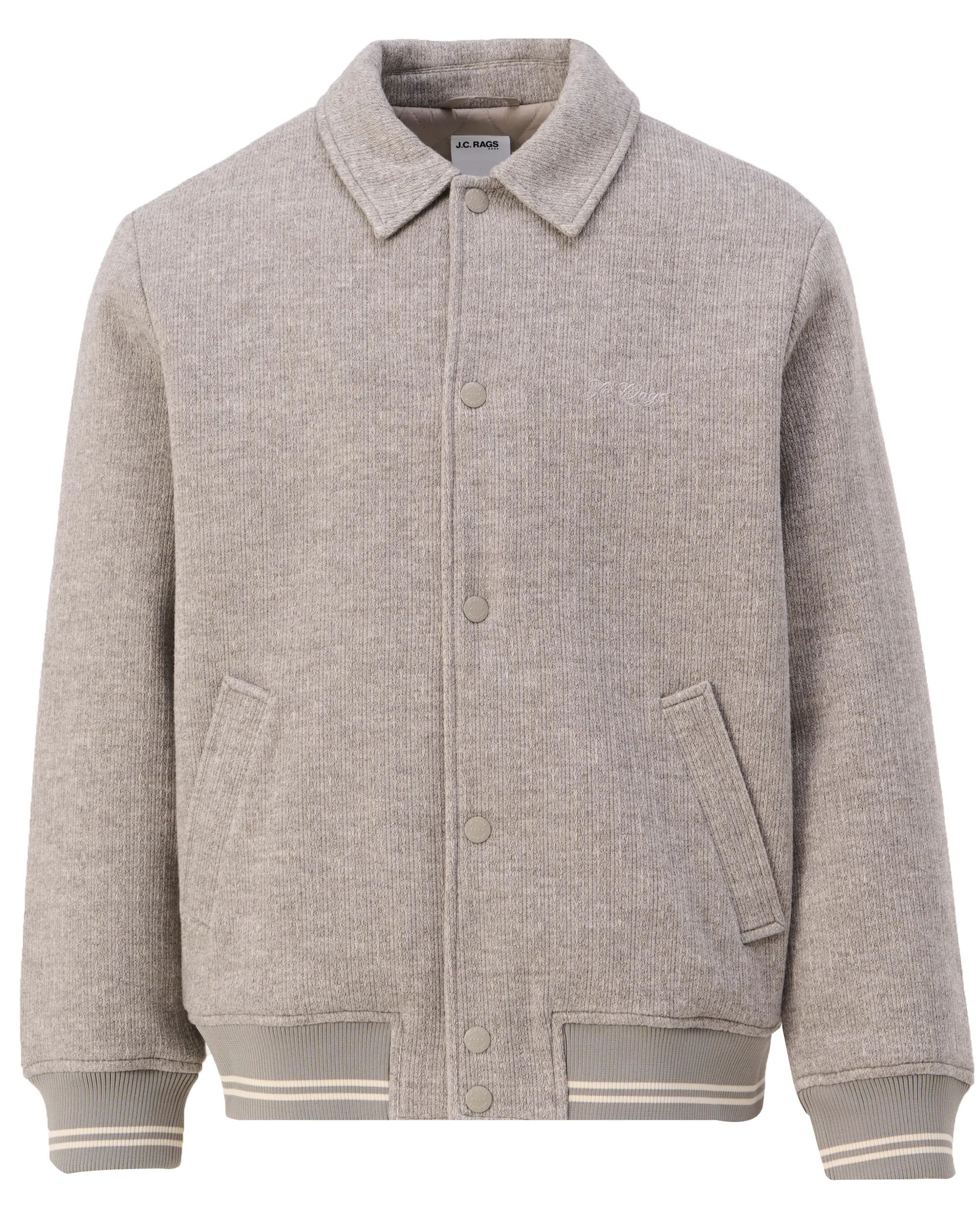 J.C. RAGS Boris Gewatteerde jas Beige uni 107575-001-L
