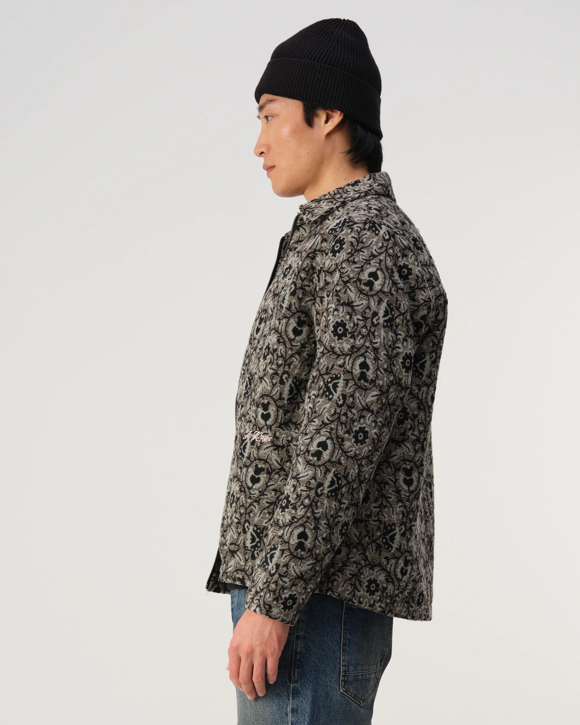 J.C. RAGS Overshirt Pine Bark brown dessin 107580-001-L