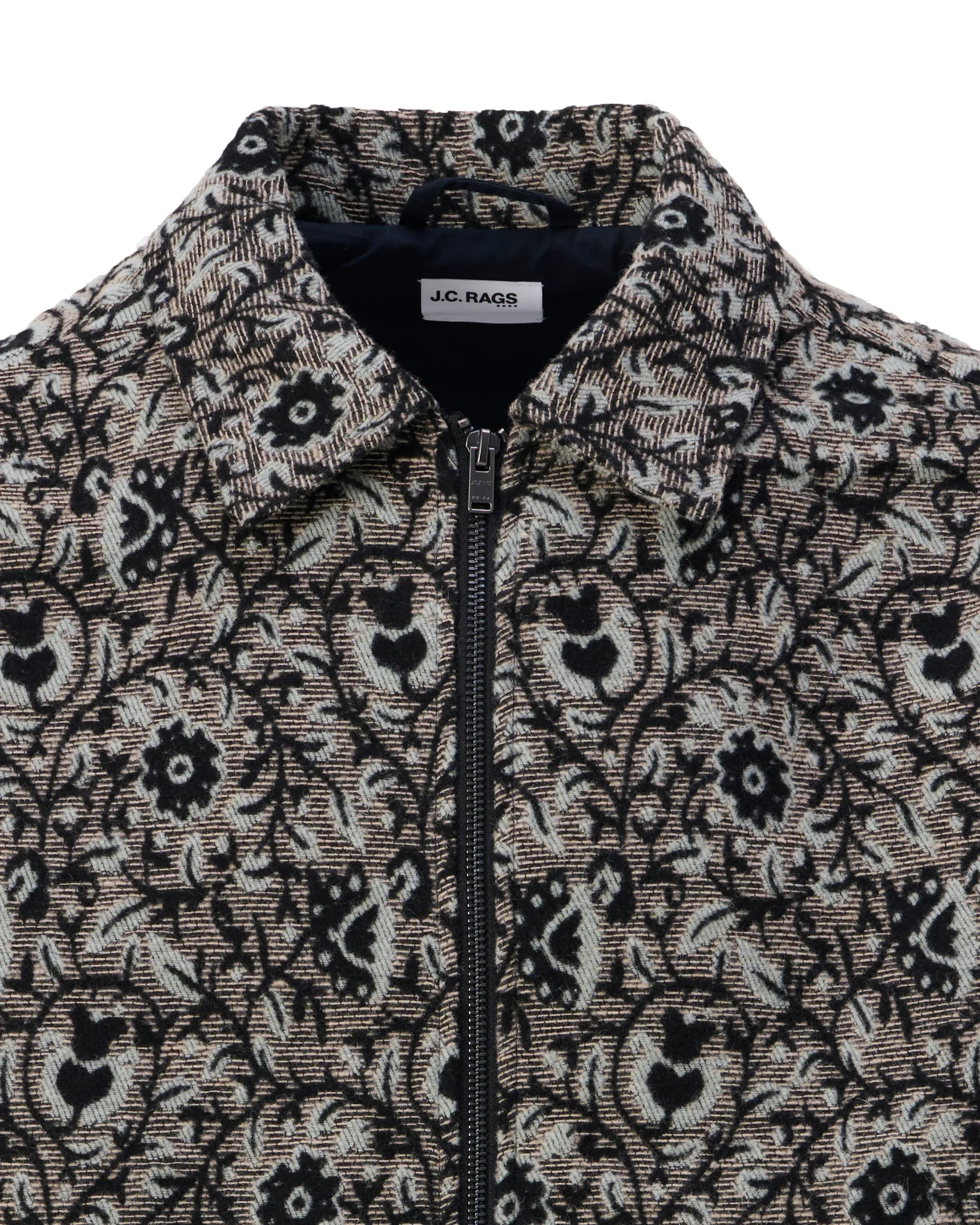 J.C. RAGS Overshirt Pine Bark brown dessin 107580-001-L